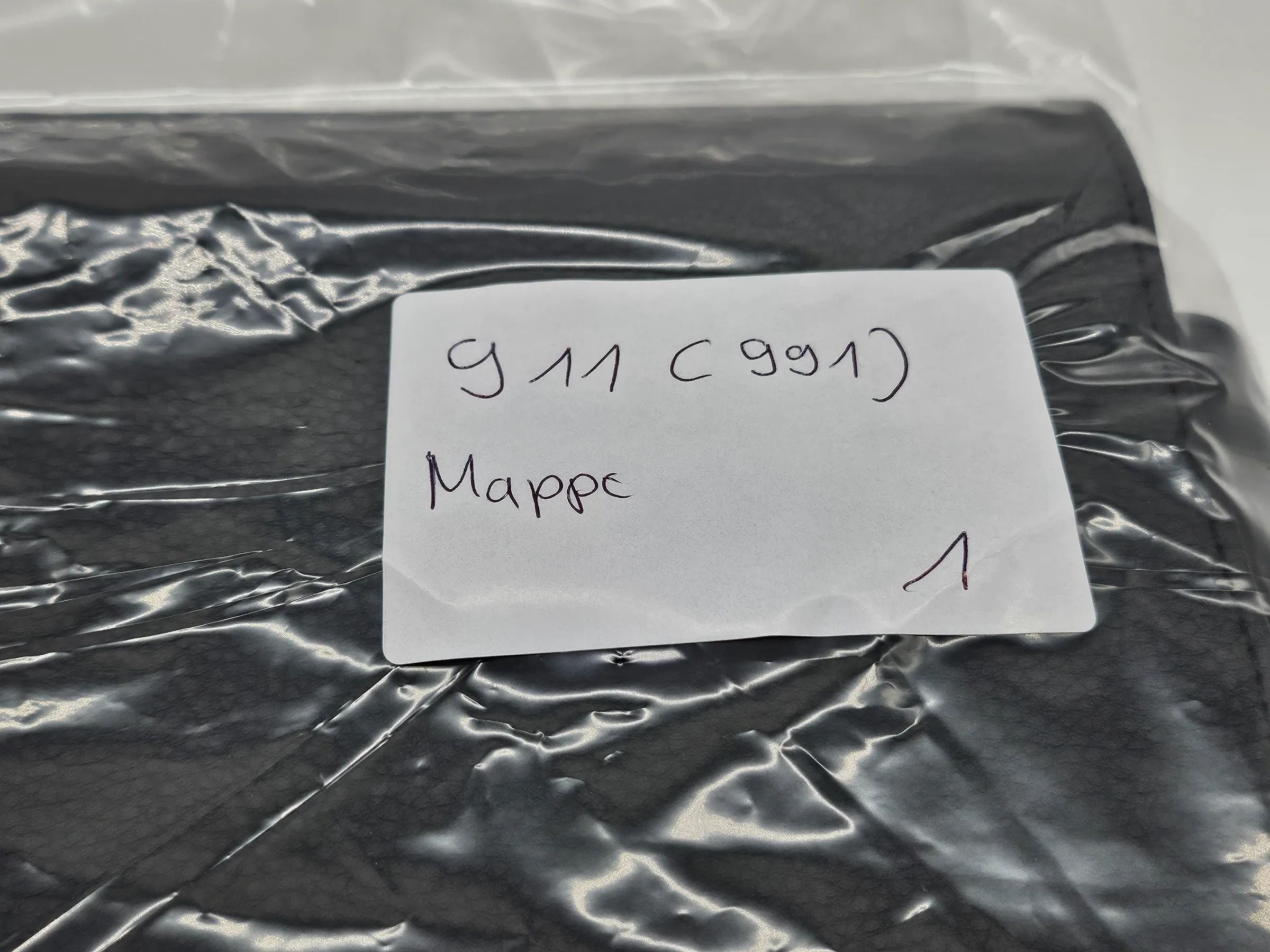 Original PORSCHE 911 CARRERA  Typ 991 Bordmappe leder schwarz