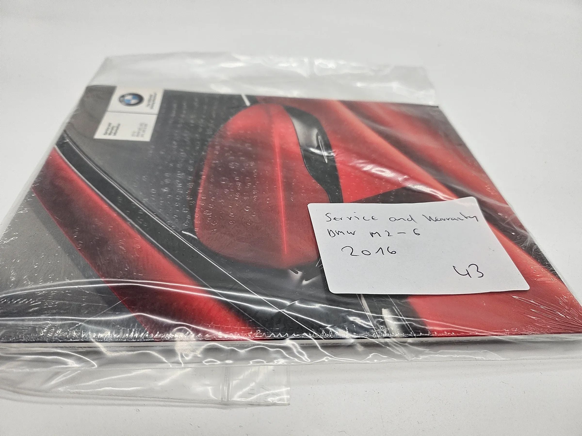 Original BMW M4 F82   2016 Service und Wartung KIT USA englisch