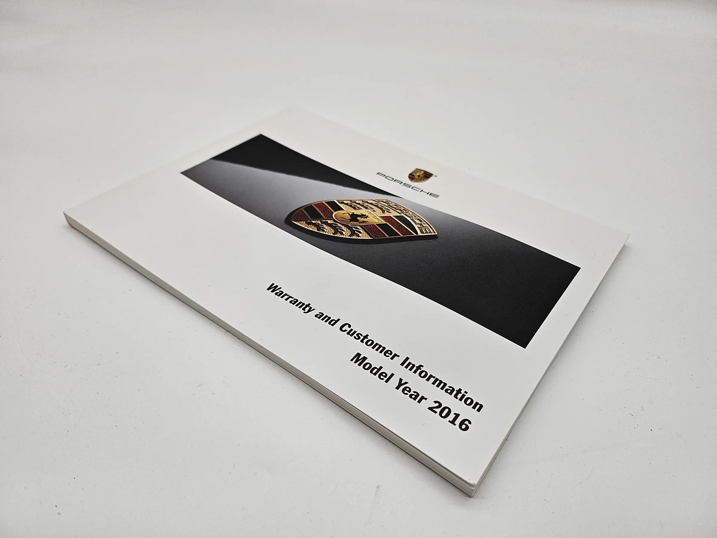 Original Porsche Macan 2016 Warranty and Customer Information  englisch