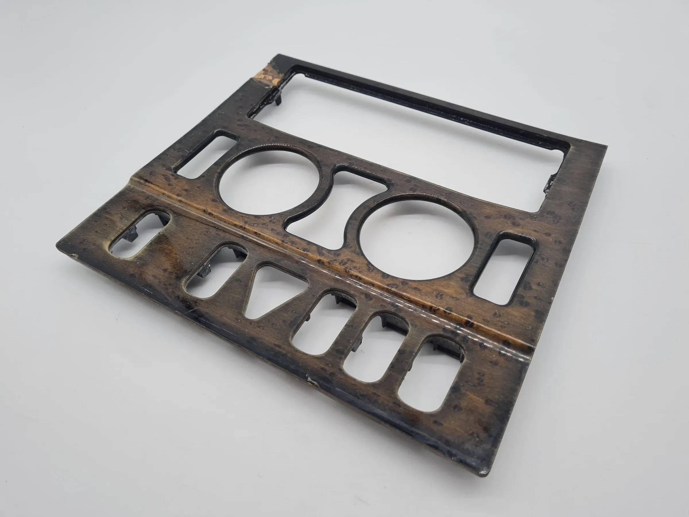 Original Mercedes E-Klasse (W210) Abdeckung Mittelkonsole Holzoptik A2106880308