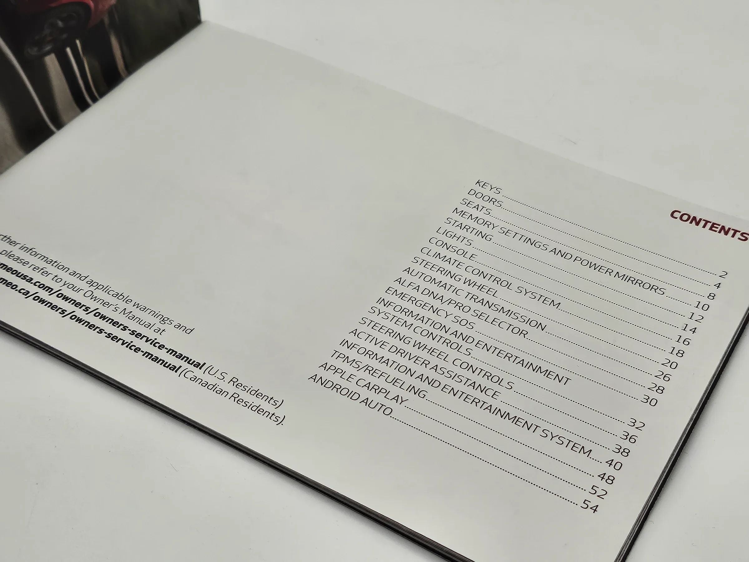 Original Alfa Romeo Stelvio 2020 Quick Betriebsanleitung englisch 20_GU_OM_EN_US