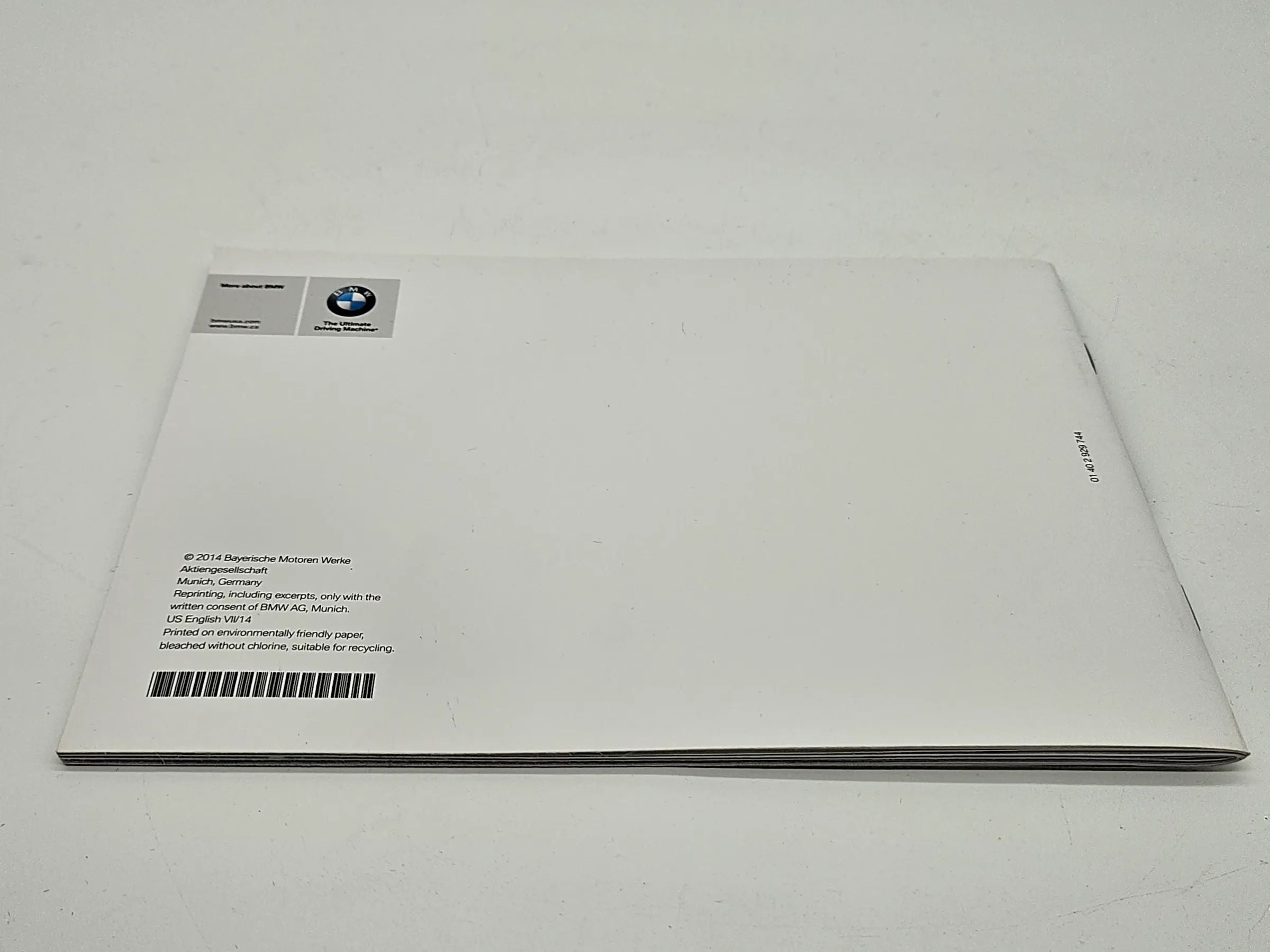 Original BMW X5 F15   X6 Quick Bedienungsanleitung 2015 Bordbuch englisch