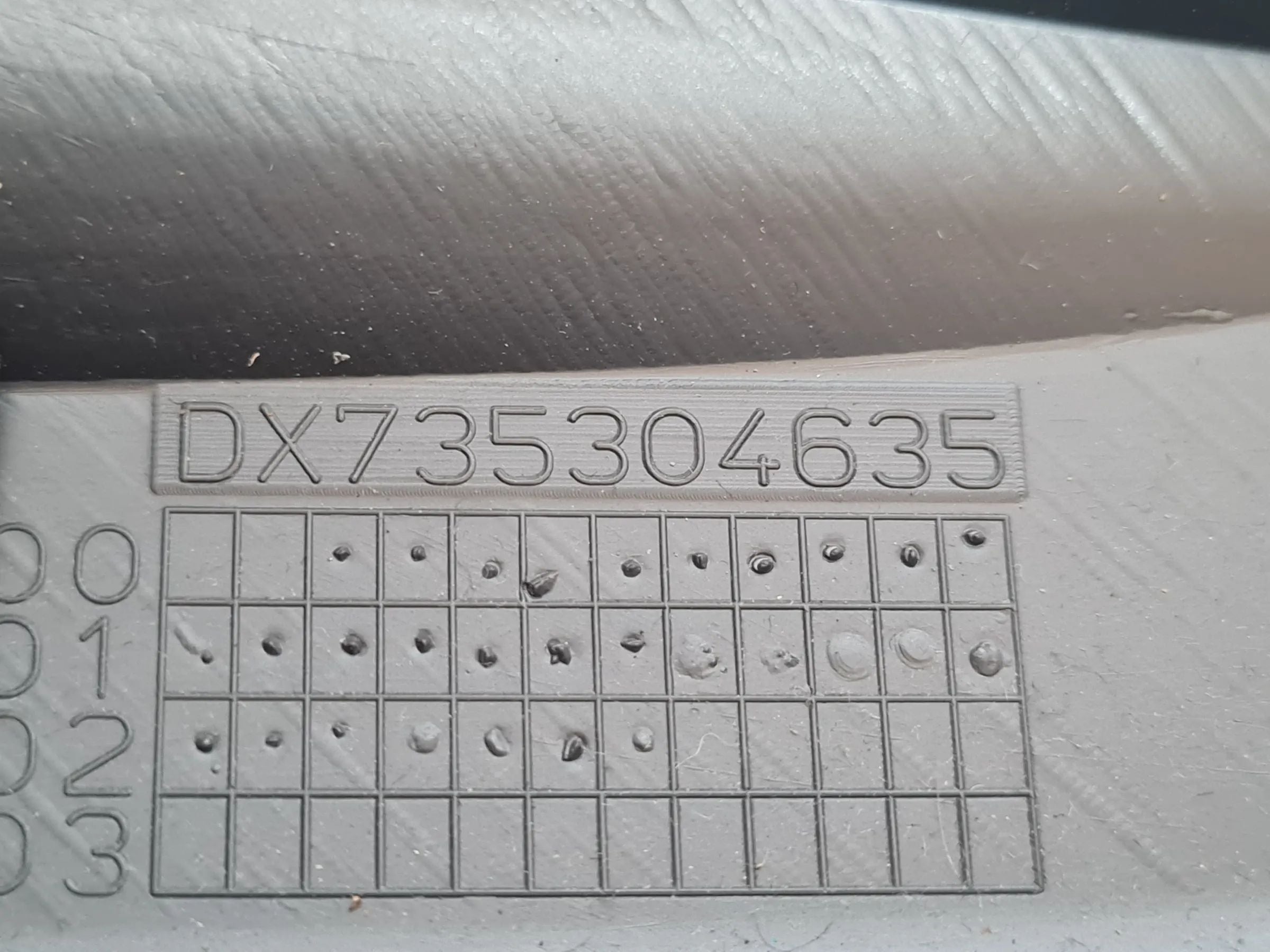 Fiat Punto (188) Einbaurahmen Lautsprecher Vorne Rechts 735304635 (Original)