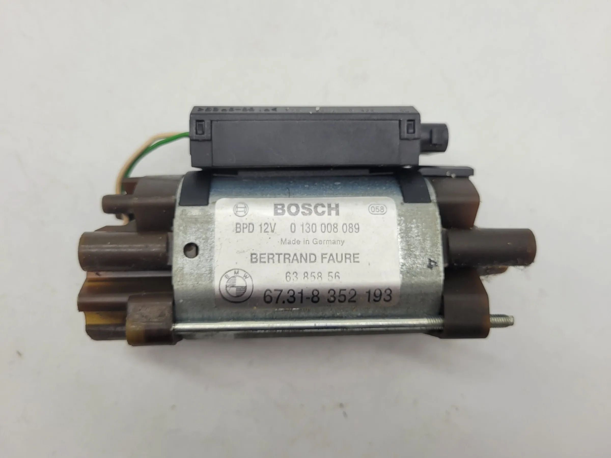 BMW 7er E38 Motor de Ajuste do Assento Frontal D/E 67.31-8352193 Original