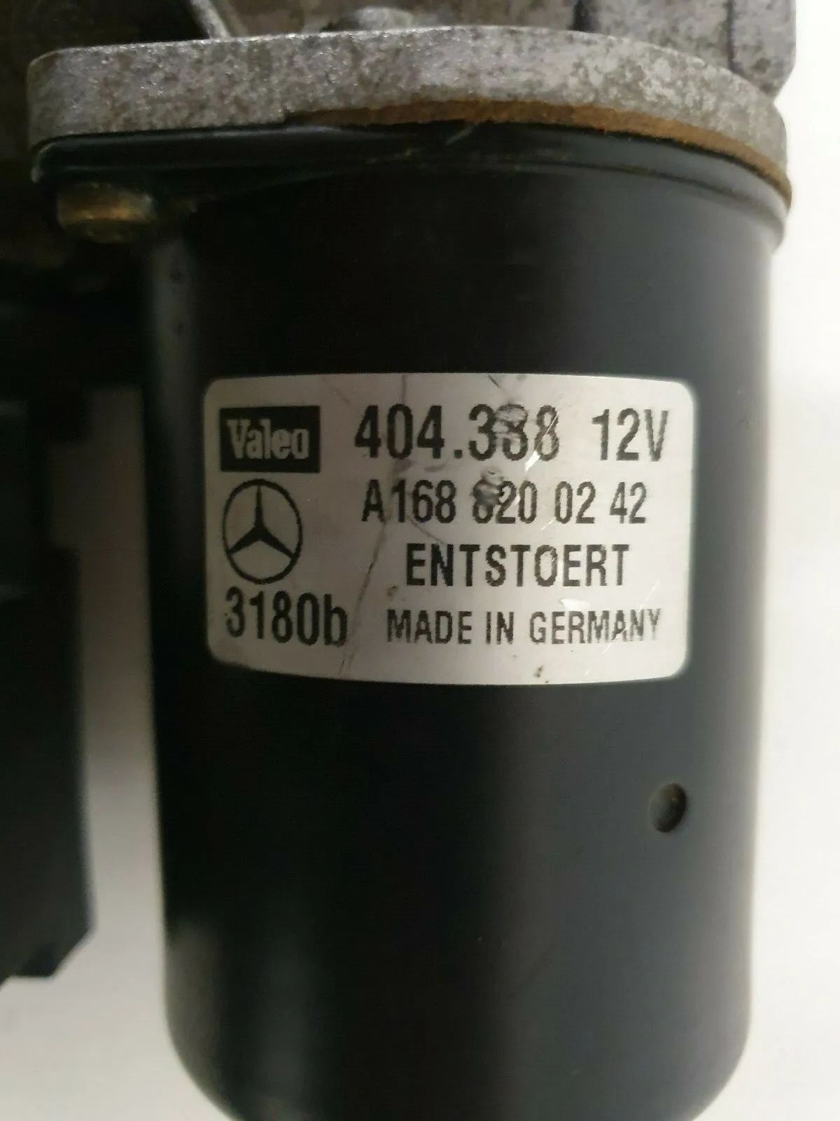 ⭐ Original front wiper motor MERCEDES-BENZ A-Class (W168) A 140 60 kW 82 HP ⭐ 