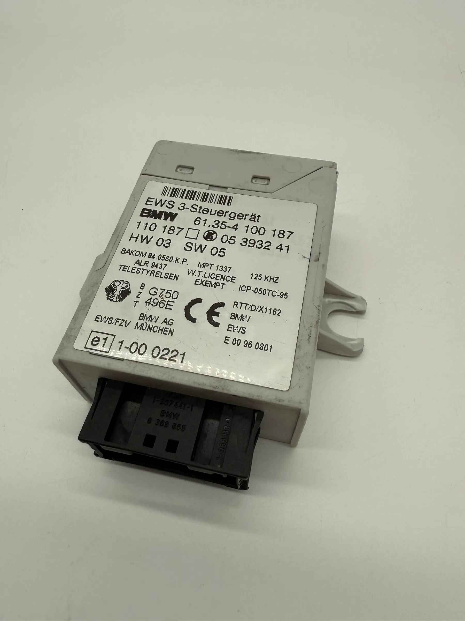 BMW E46 Berlina 320i Centralina Blocco Avviamento LK 61354100187 05393241