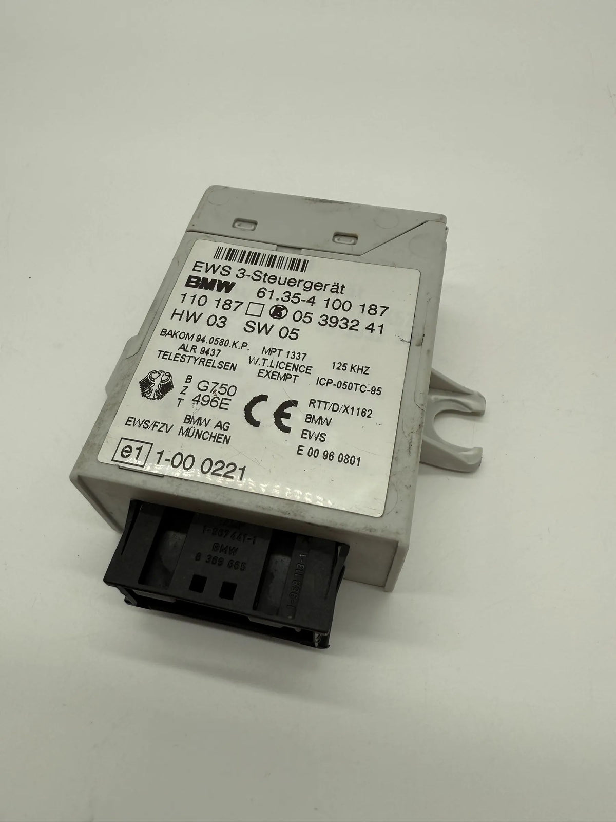 BMW E46 Berlina 320i Centralina Blocco Avviamento LK 61354100187 05393241