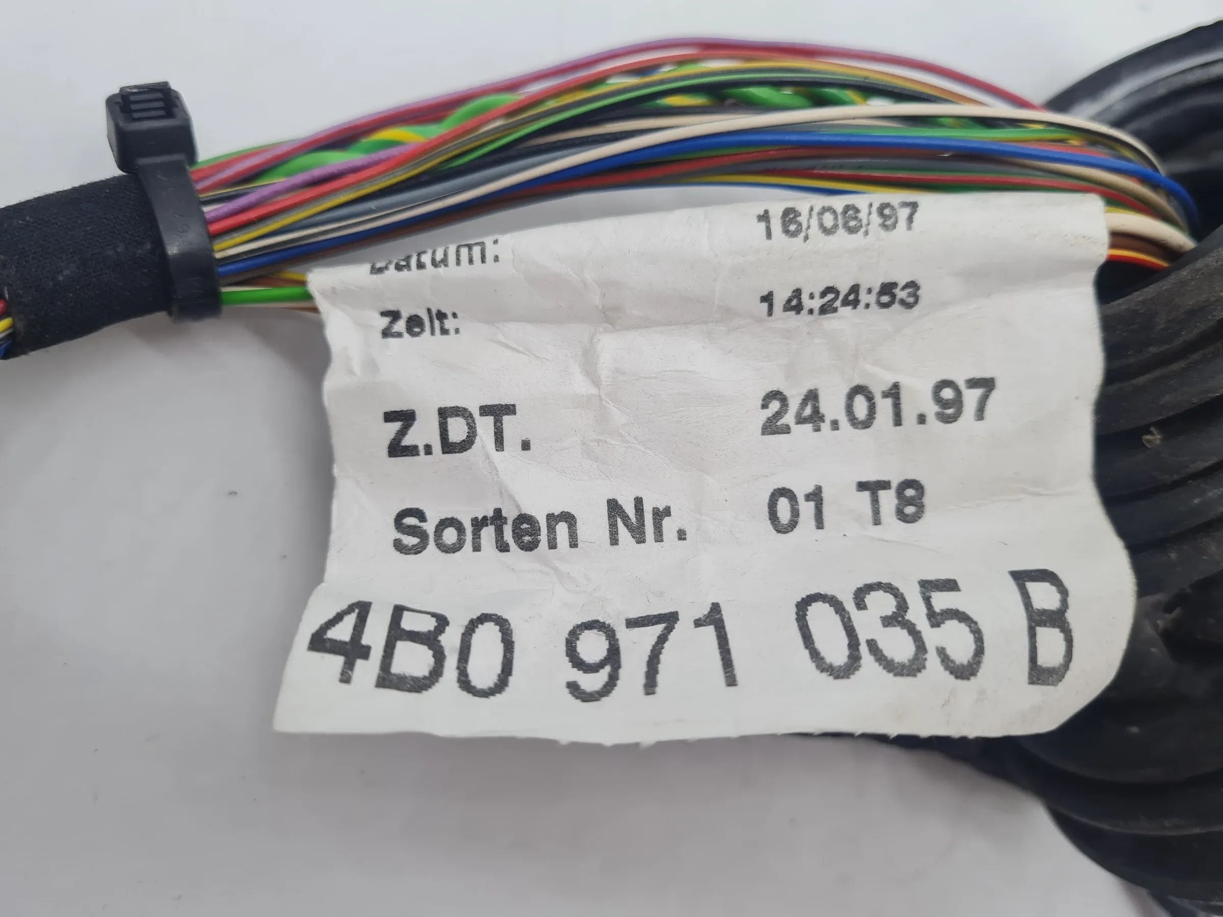 Original Audi A6 (4B2/4B4) Türkabelbaum Kabelbaum Vorne Links 4B0971035K