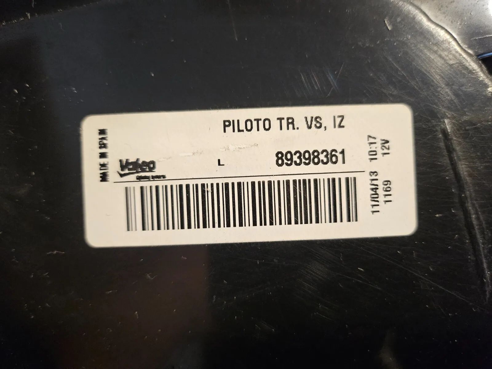 Original Renault Megane 2 VALEO REAR LIGHT LEFT 89398361