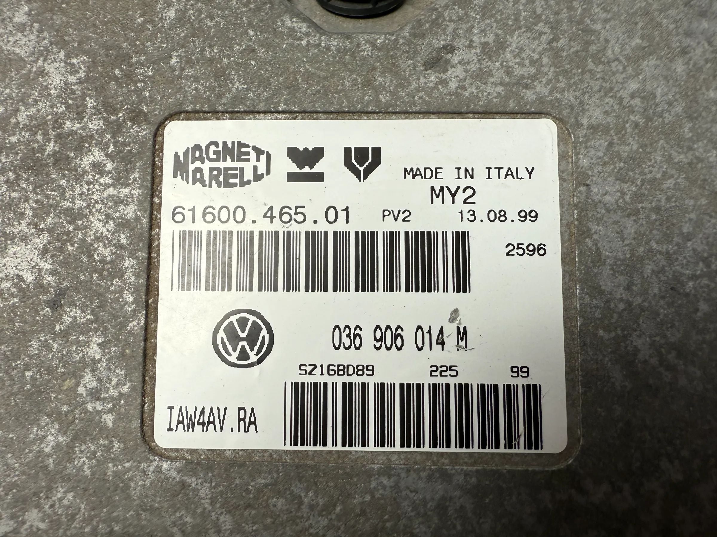 Centralina Motore Originale VW GOLF IV (1J1) 1.4 16V 616009.465.01 / 036906014M