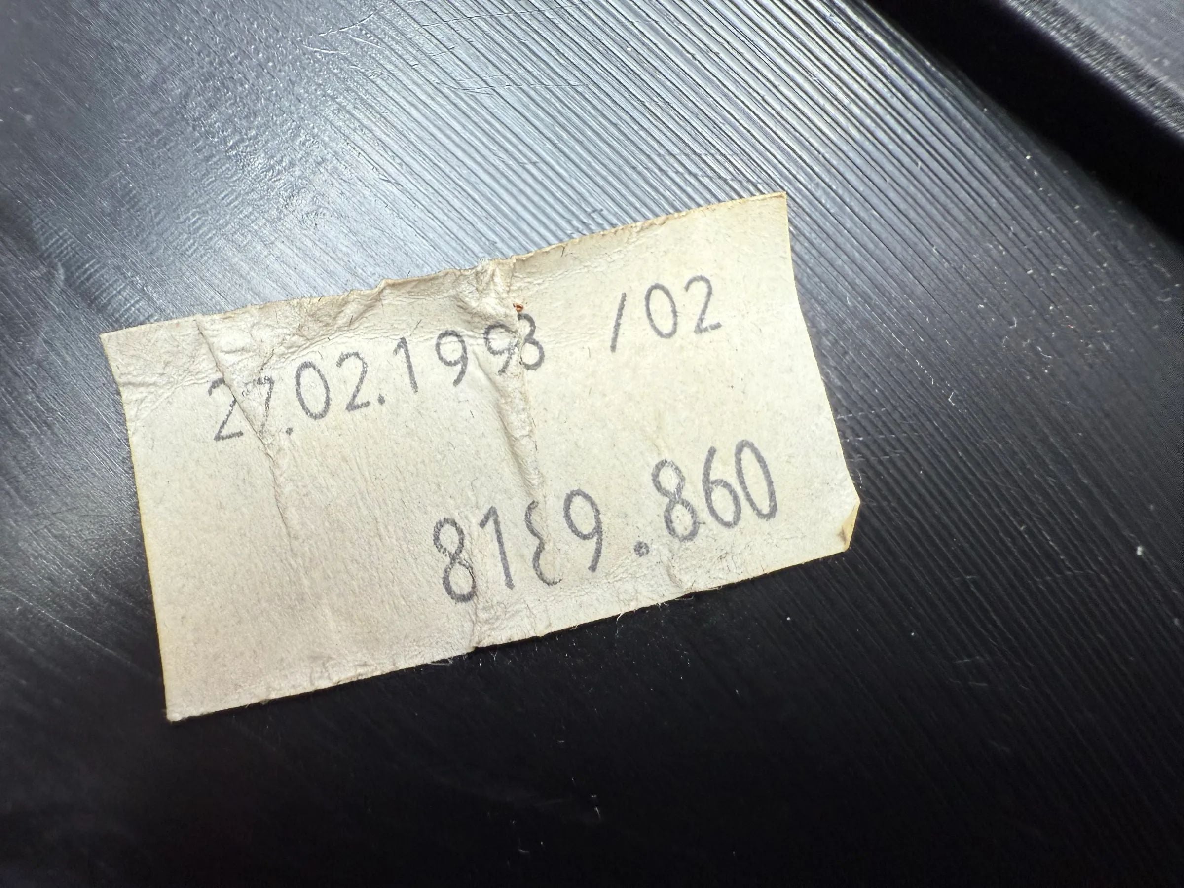 Orijinal BMW E 36 Kompakt Yan Yastık Gerçek Siyah Deri 8189860 / 807115