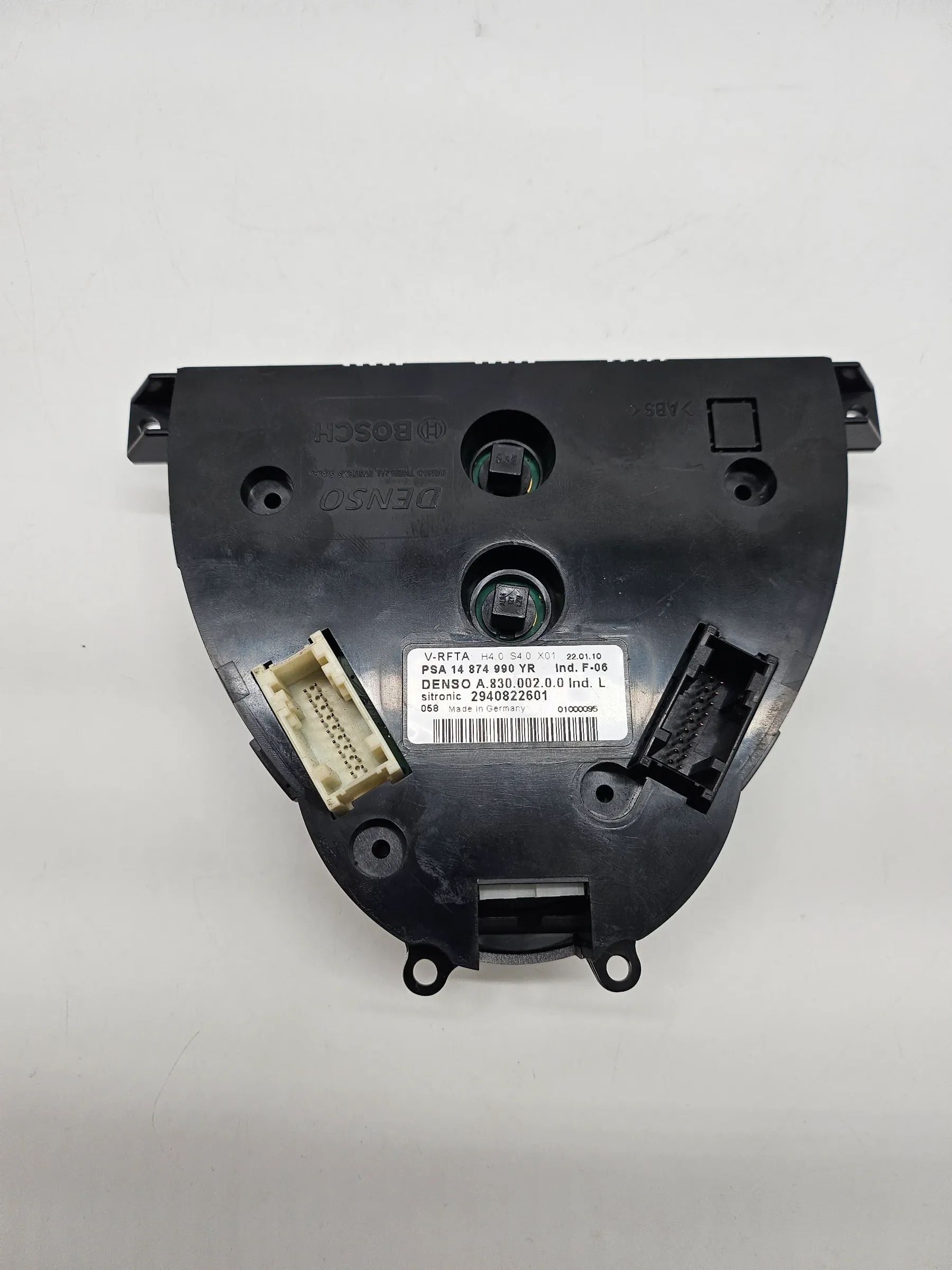 純正 Peugeot 807 2.0 エアコン操作パネル PSA GKR 14874990 YR A83000200