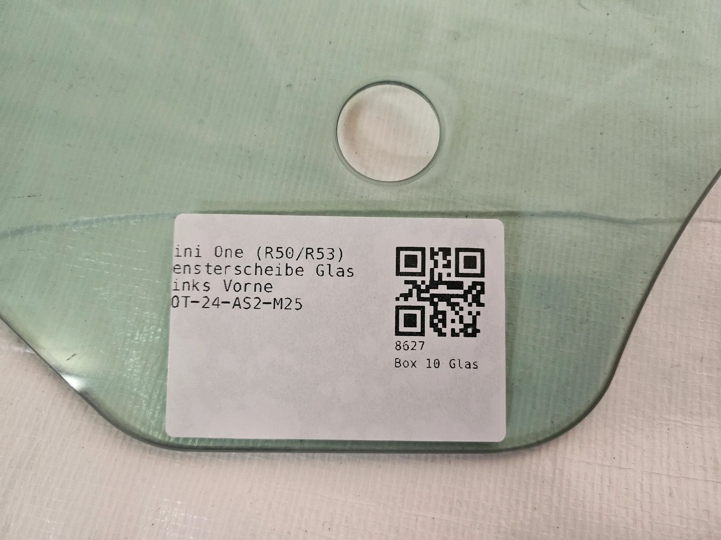 Mini One (R50/R53) Fensterscheibe Glas Links Vorne DOT-24-AS2-M25