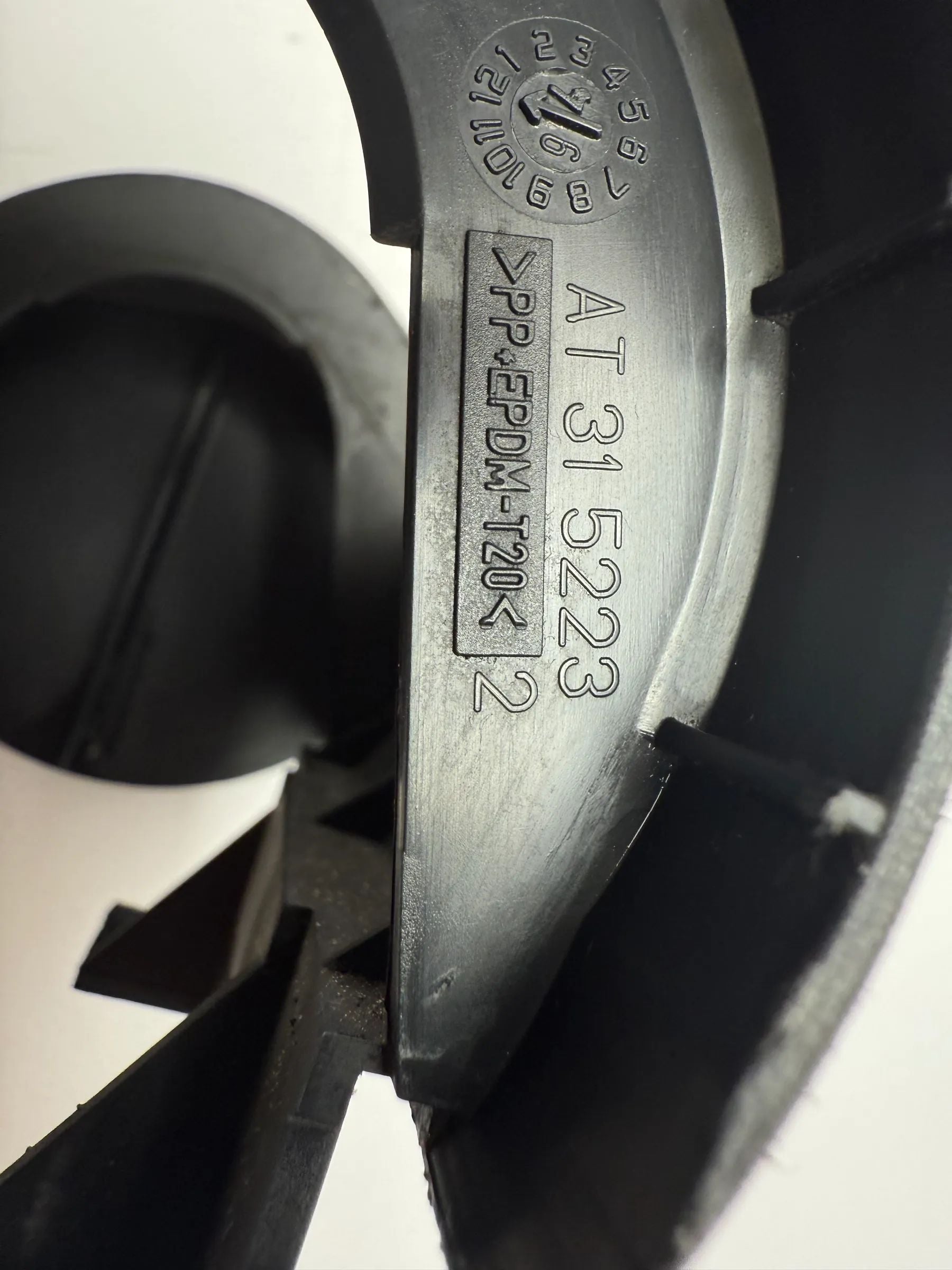 Original Opel Corsa B Carcasa Interruptor Luz LWR Rejilla de Aire AT 31 5223