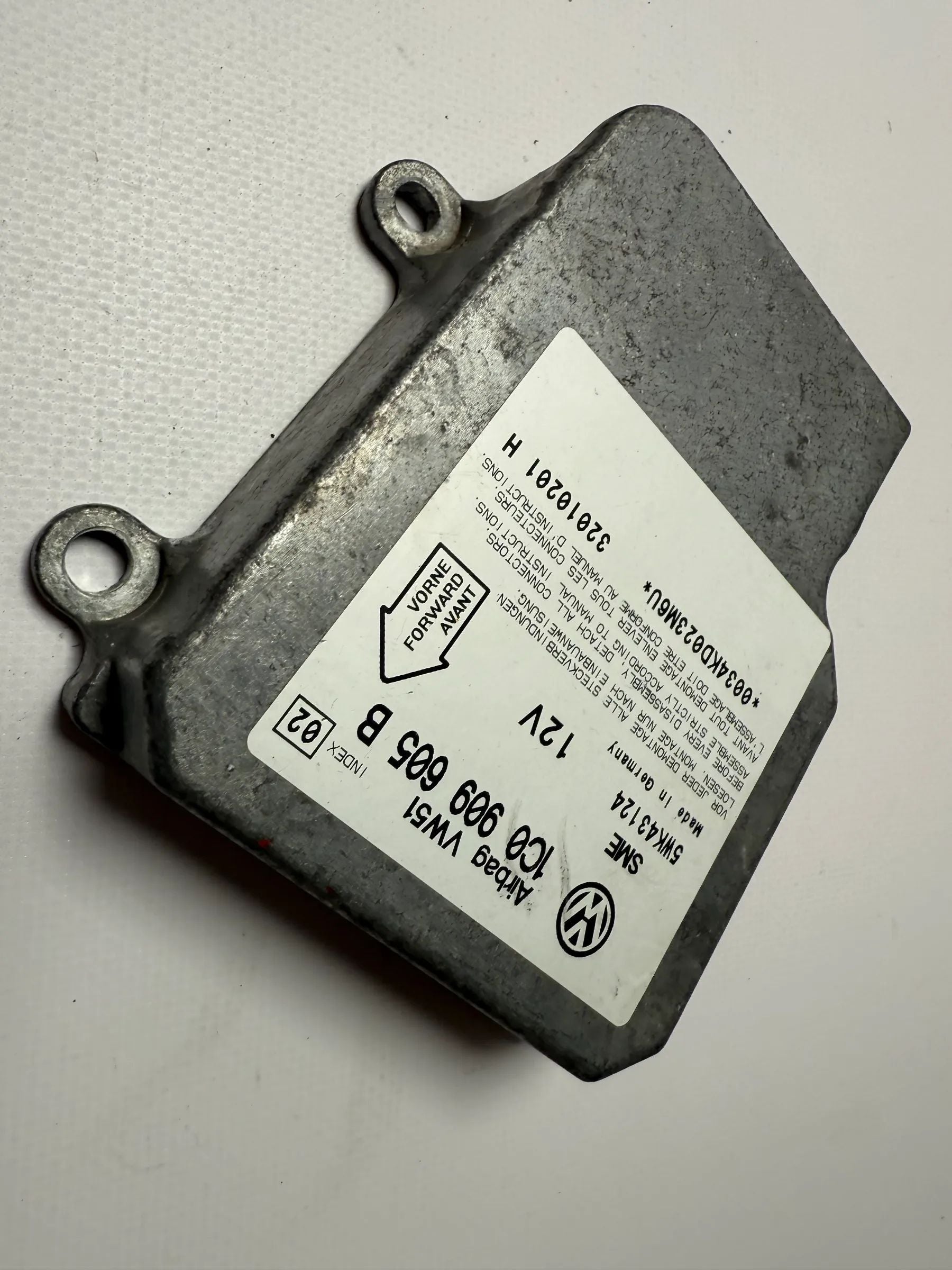 Original VW Passat Variant 3BG/3BL/3BS Módulo de Airbag 1C0909605B / 5WK43124 Auto-veritas