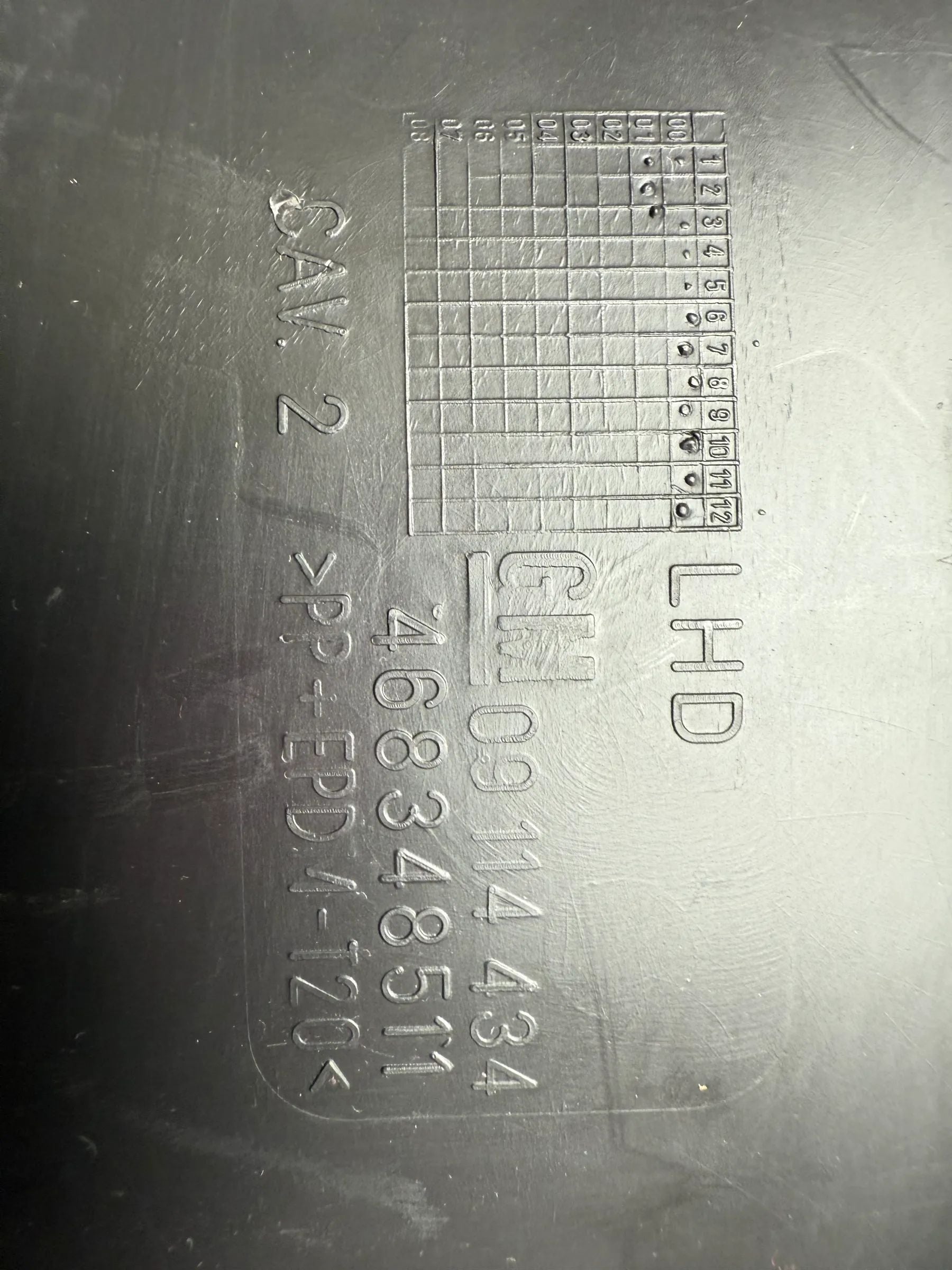 อะไหล่แท้ OPEL TIGRA TWINTOP 1.4 หน้าปัดคอนโซลไมล์ 09114434