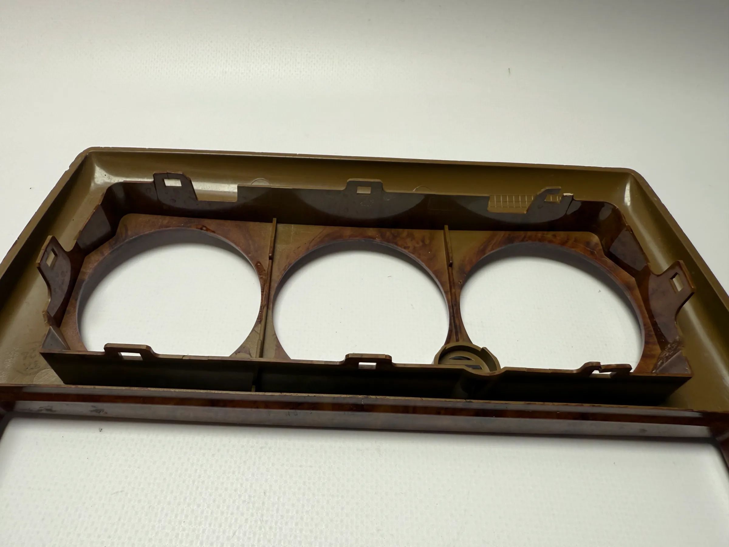 Original Opel Vectra B GM Moldura de Consola Central Madera Raíz 90508026