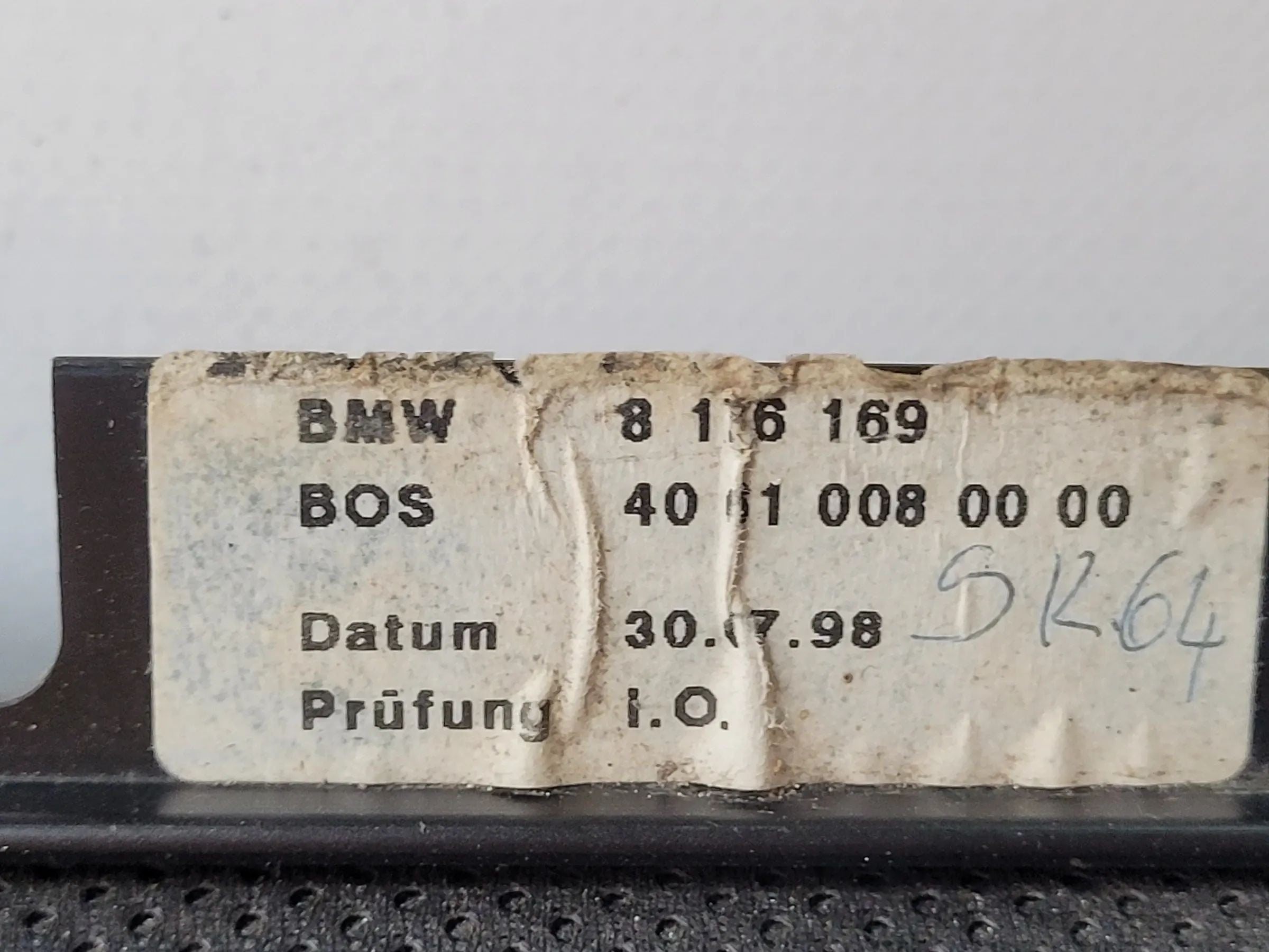BMW 5er Touring E39 Sonnenschutzrollo Elektrisch 51.46-8176169 Original