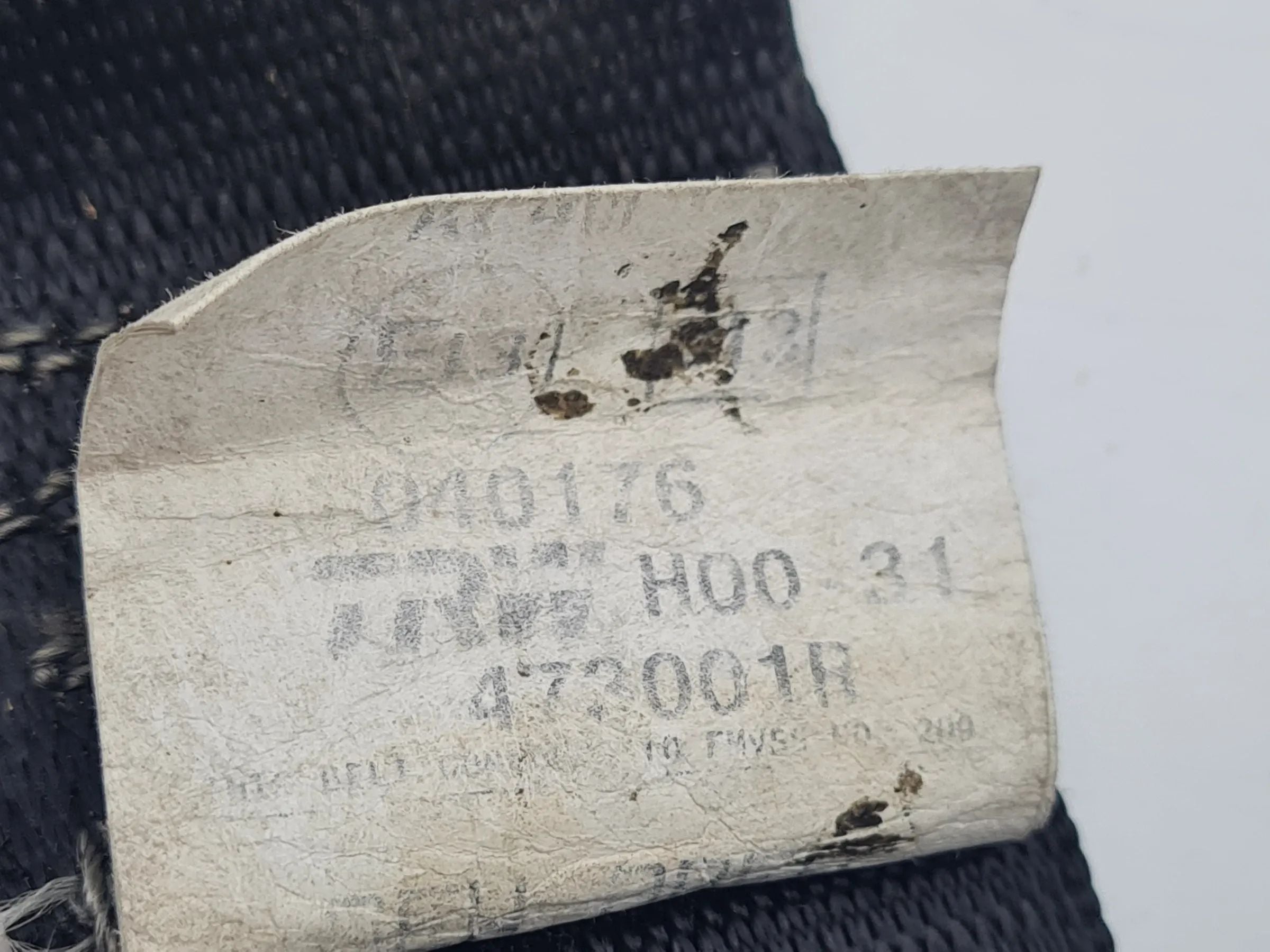 Original BMW X5 (E53) Sicherheitsgurt Gurt Hinten Rechts 8402692