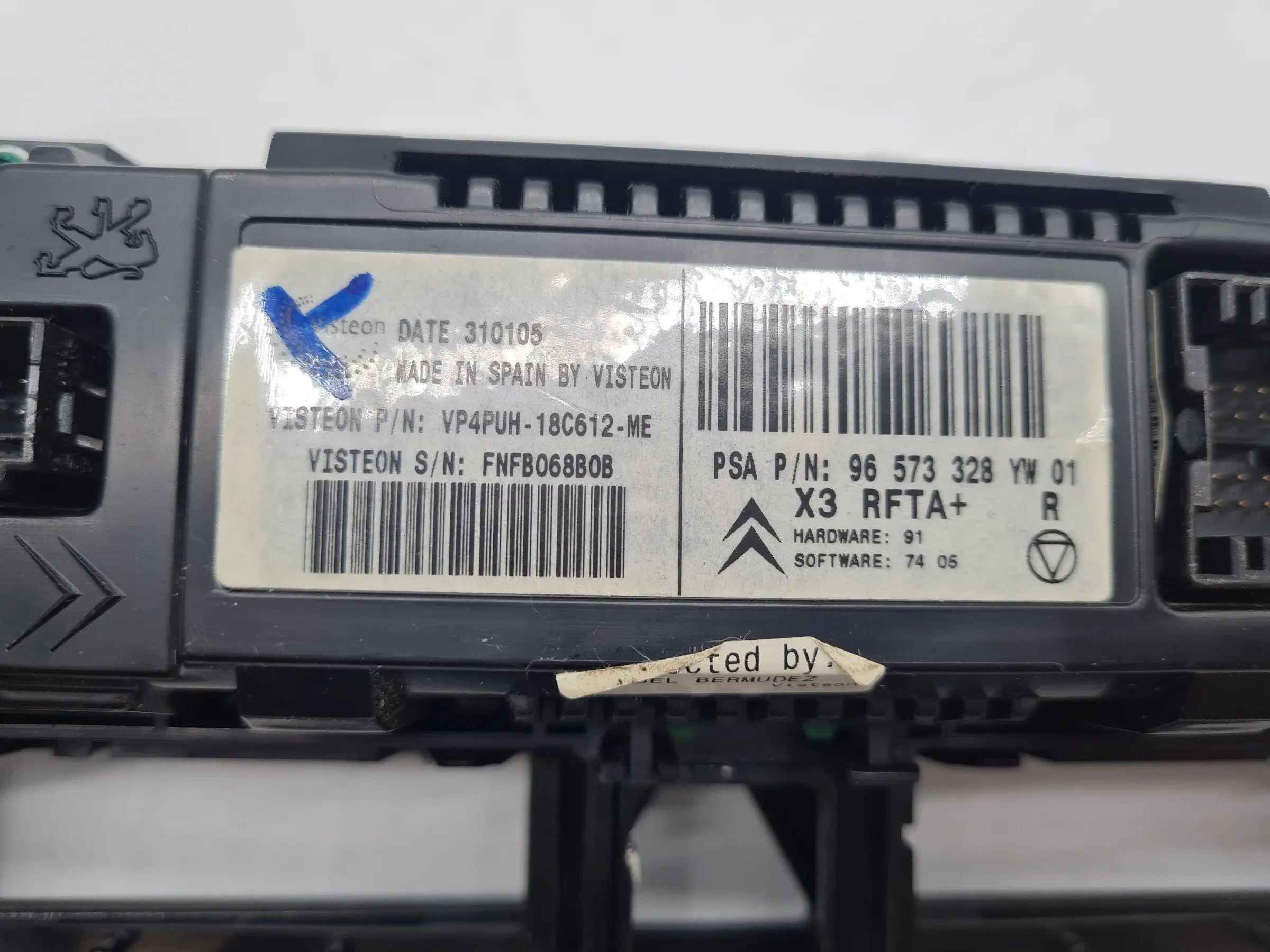 Original Citroen C5 (RC/RE) Klimabedienteil Bedienteil 96573328YW01