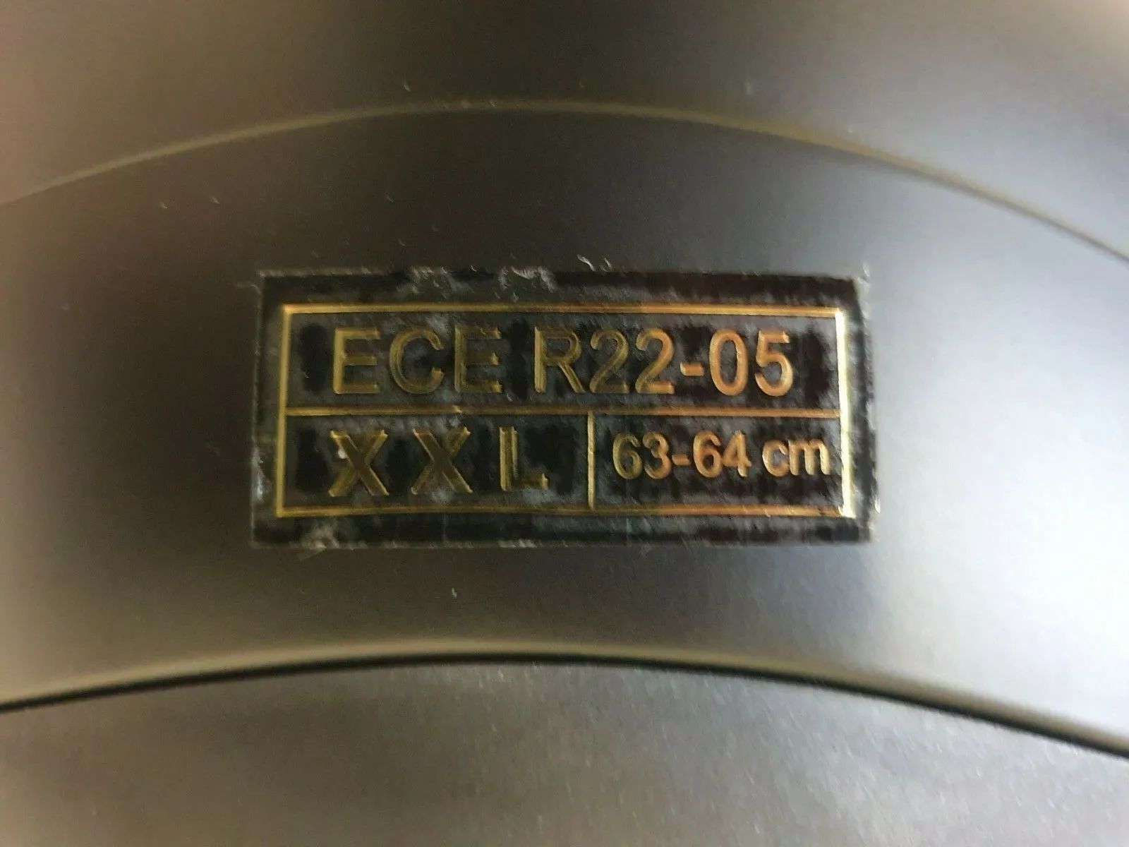 casco de moto original Nikko casco de moto negro mate talla XXL 63-64 cm N-916