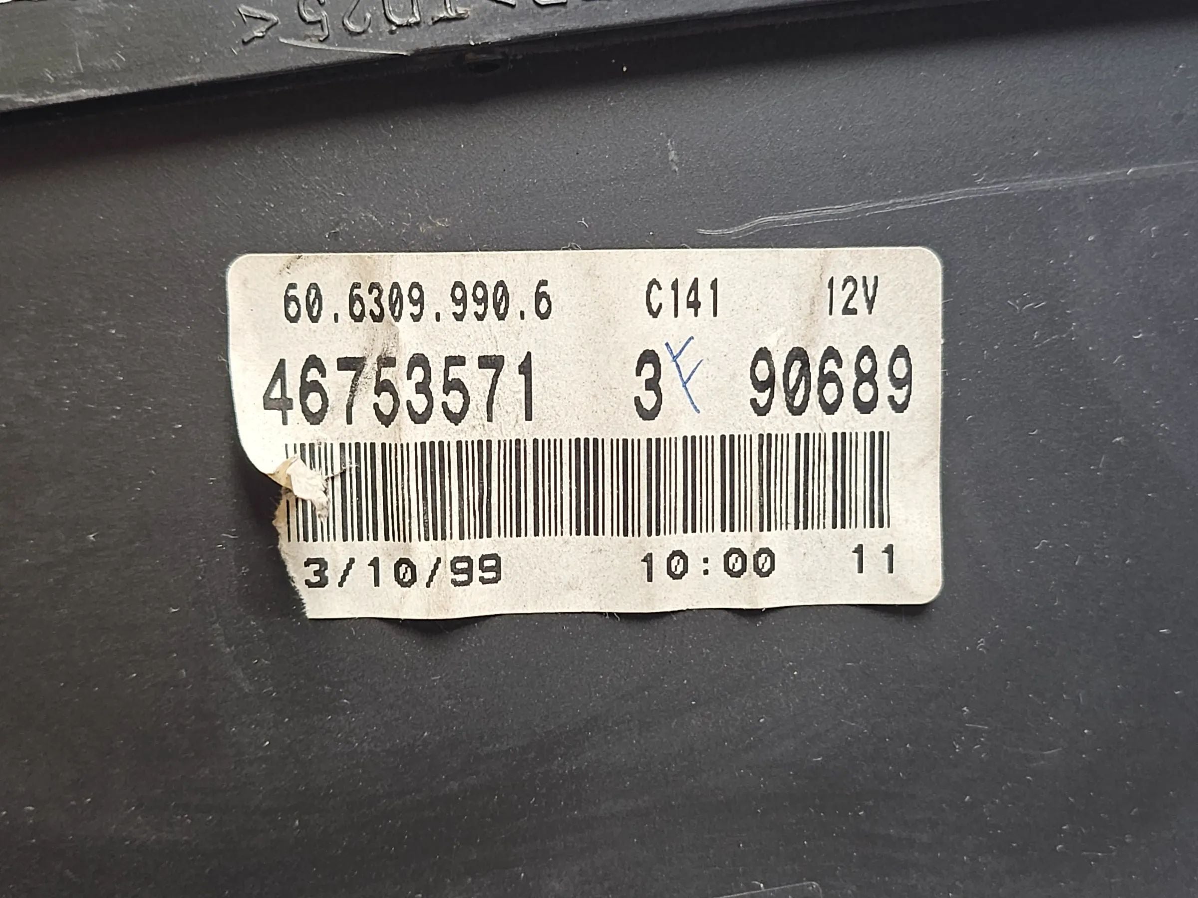 Oryginalny licznik Fiat Punto Tacho Kombiinstrument 46753571 6063099906