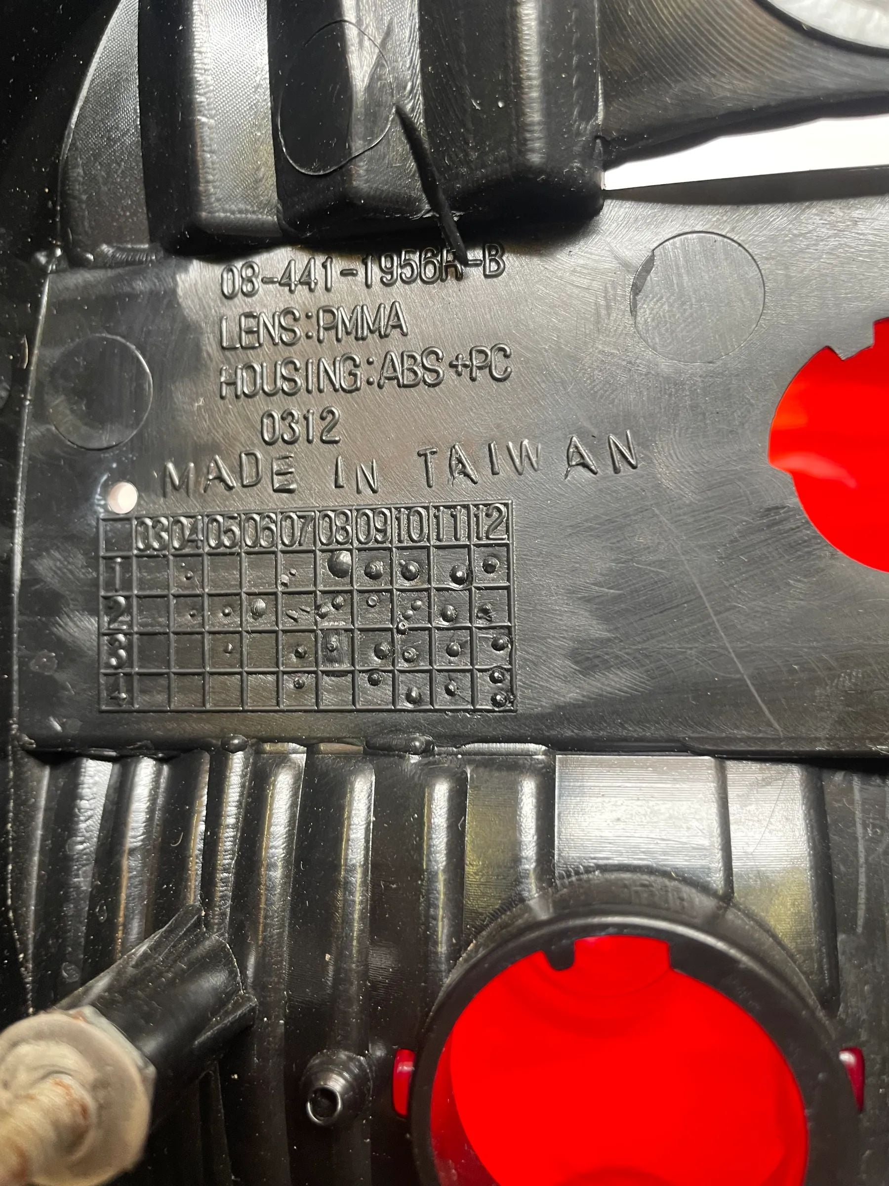 Audi A3 (8L) Rückleuchte Rechts Hinten 08-441-1956R-B