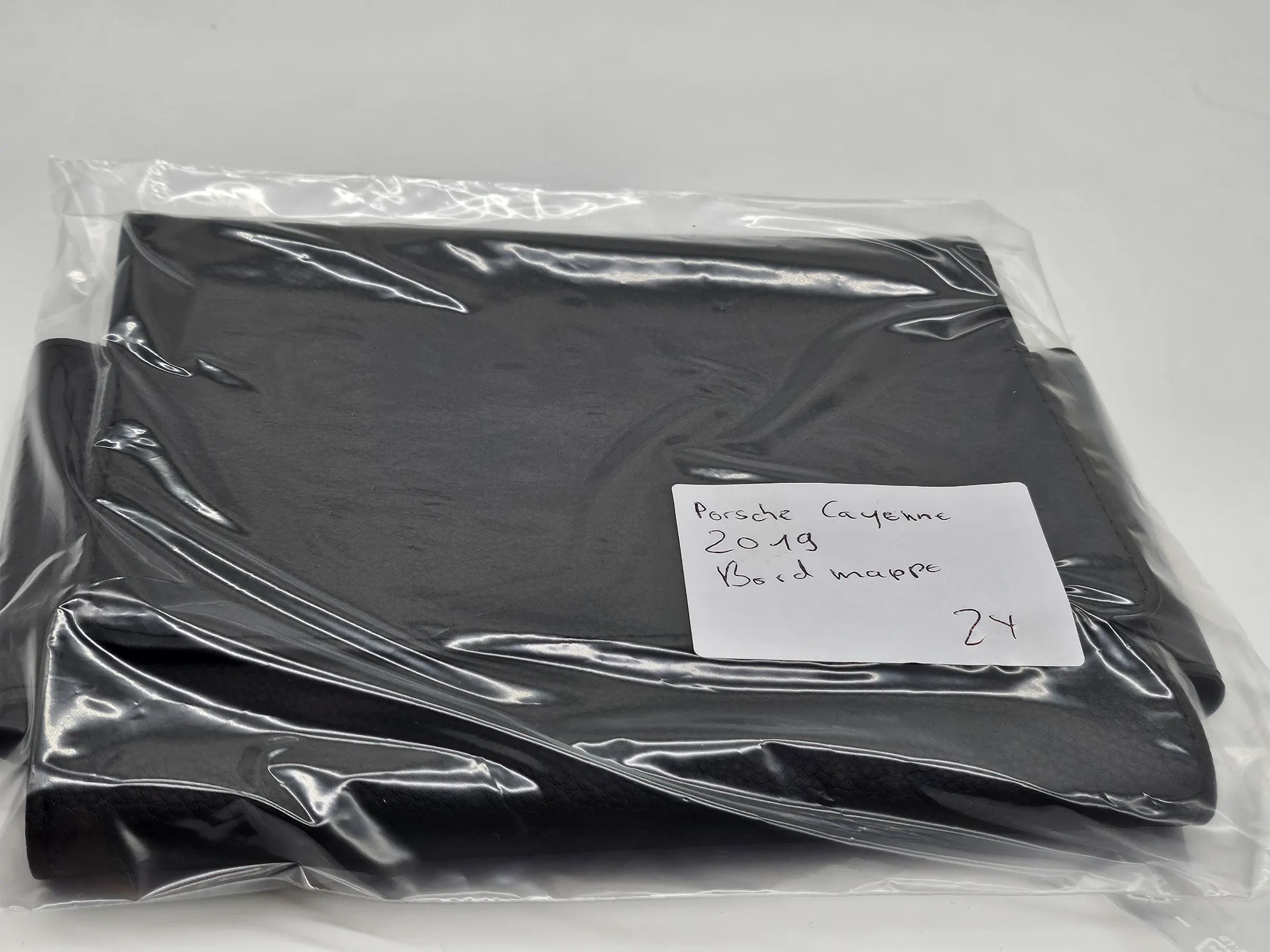 Original Porsche Cayenne 9Y  Turbo etc. Bordmappe Leder schwarz
