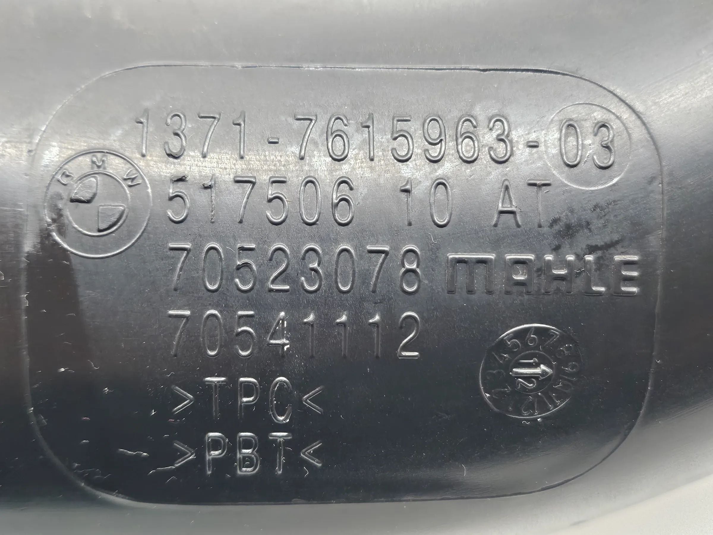 Original BMW F20 F30 F31 3er 335i Ladeluftrohr Ansaugrohr 7615963 -03