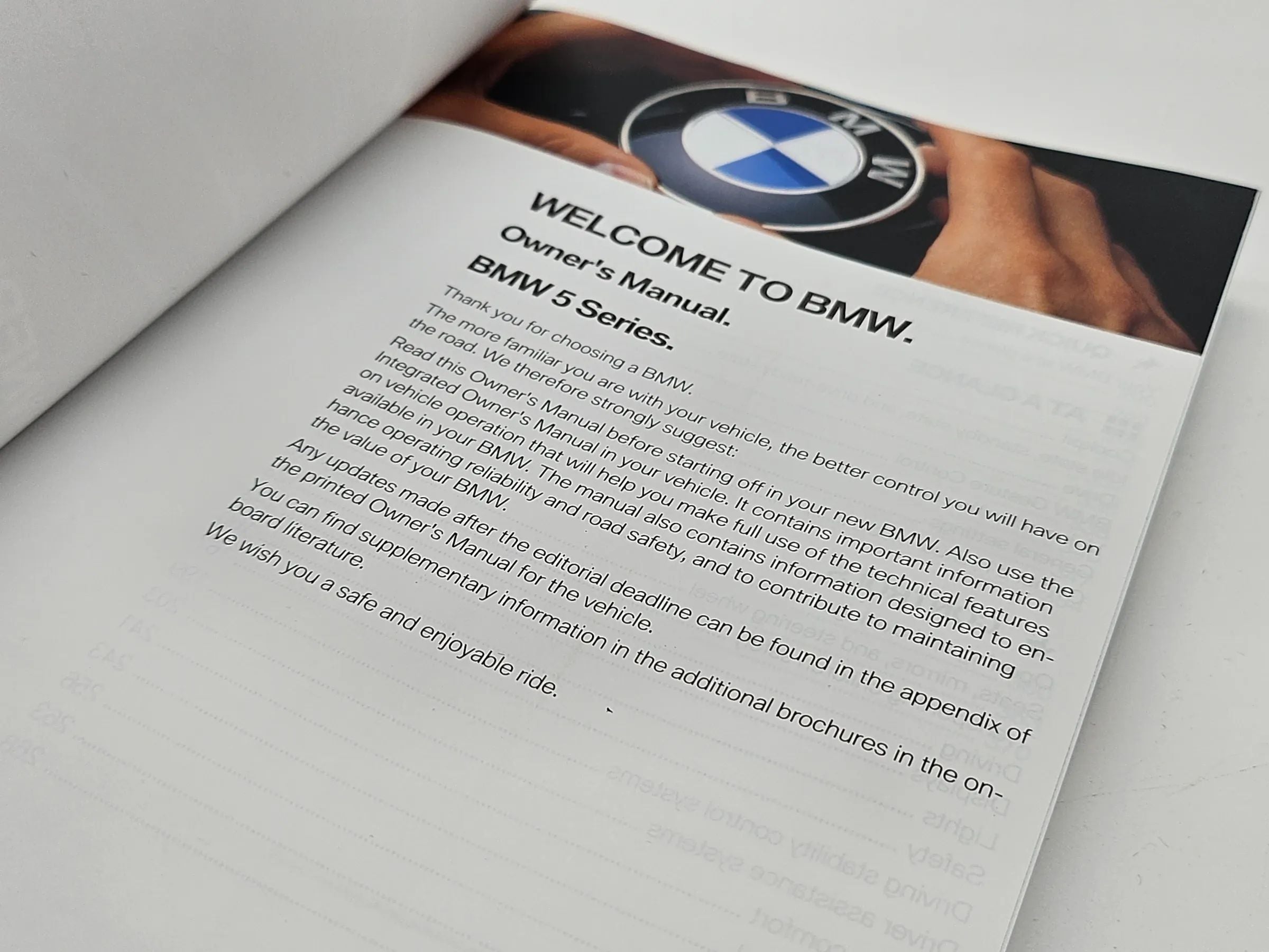 Original BMW 5 er F90 2018 Betriebsanleitung Bordbuch Limousine englisch US