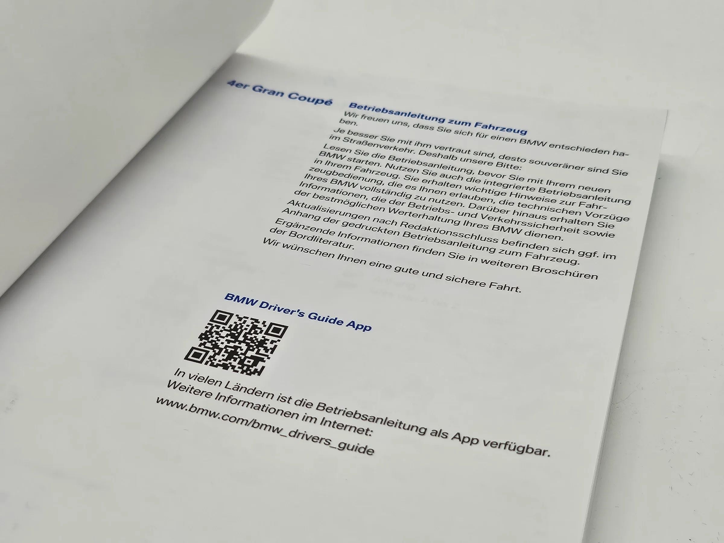 宝马4系Gran Coupe F36 2017年版使用手册