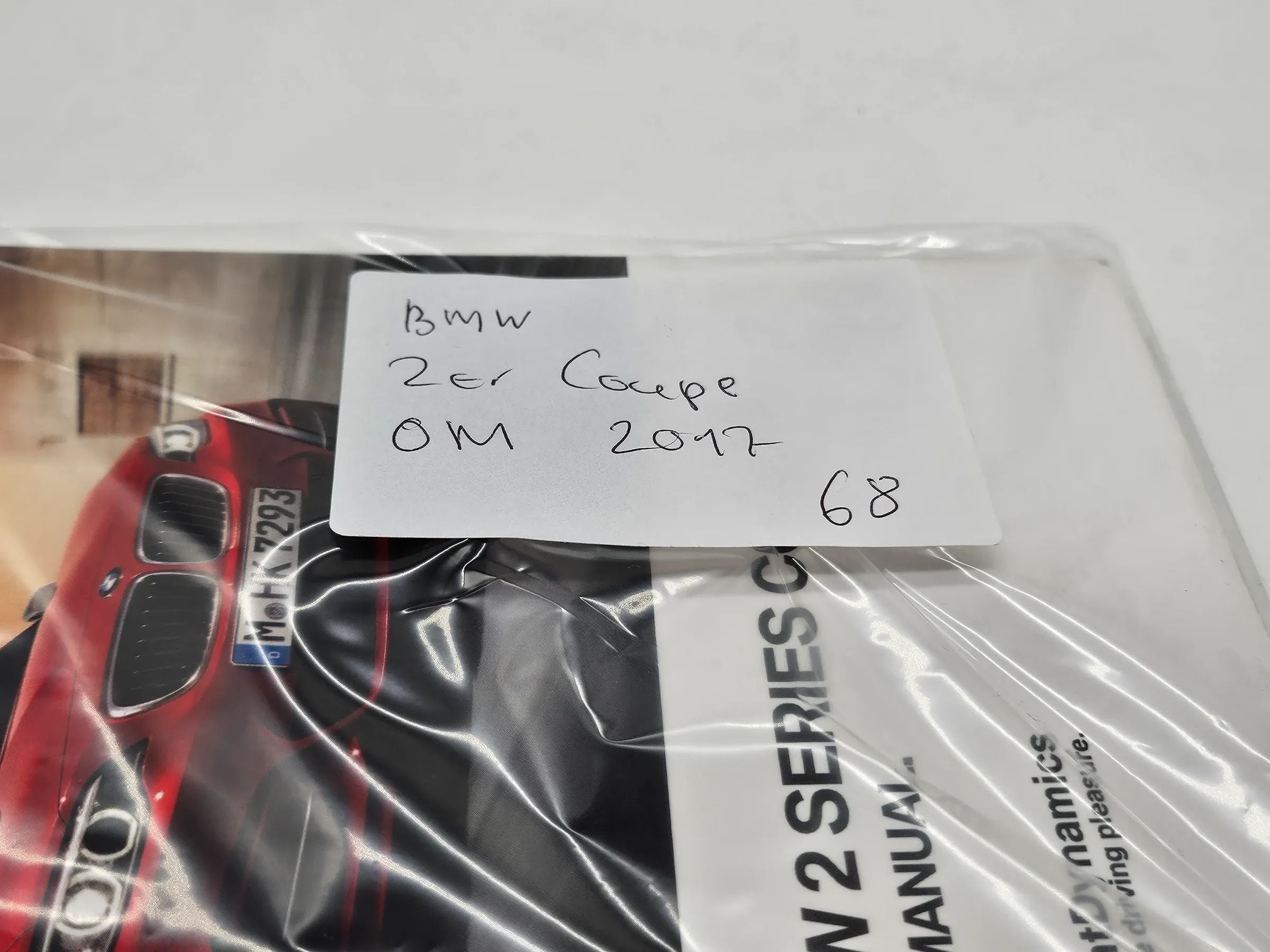 宝马 2系 Coupe F22 2017 年 车辆使用说明书 英文版