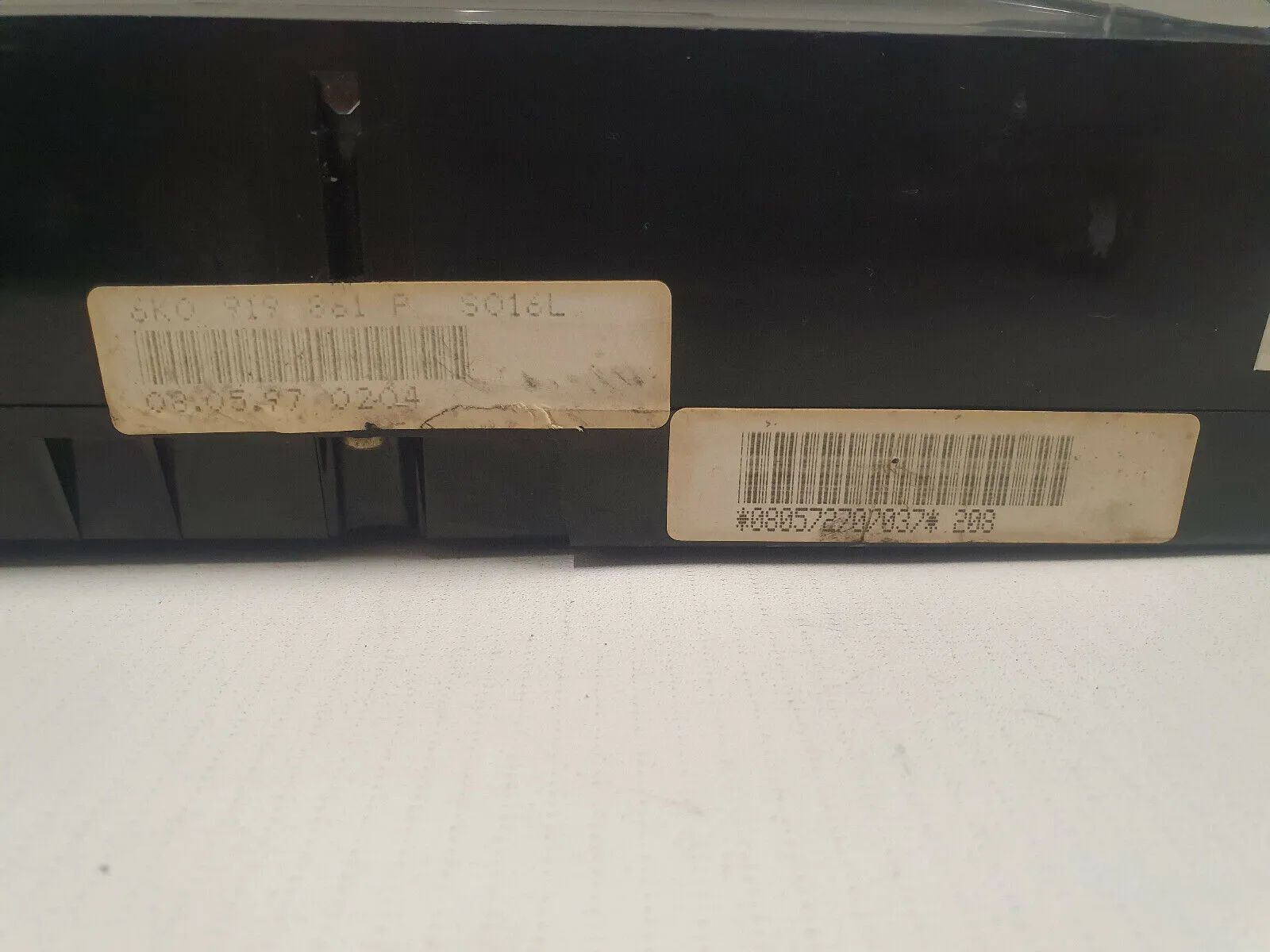 SEAT IBIZA / CORDOBA 93 - 99 1.6L Tacómetro 220km/h 6K0919861 Instrumento combinado K46