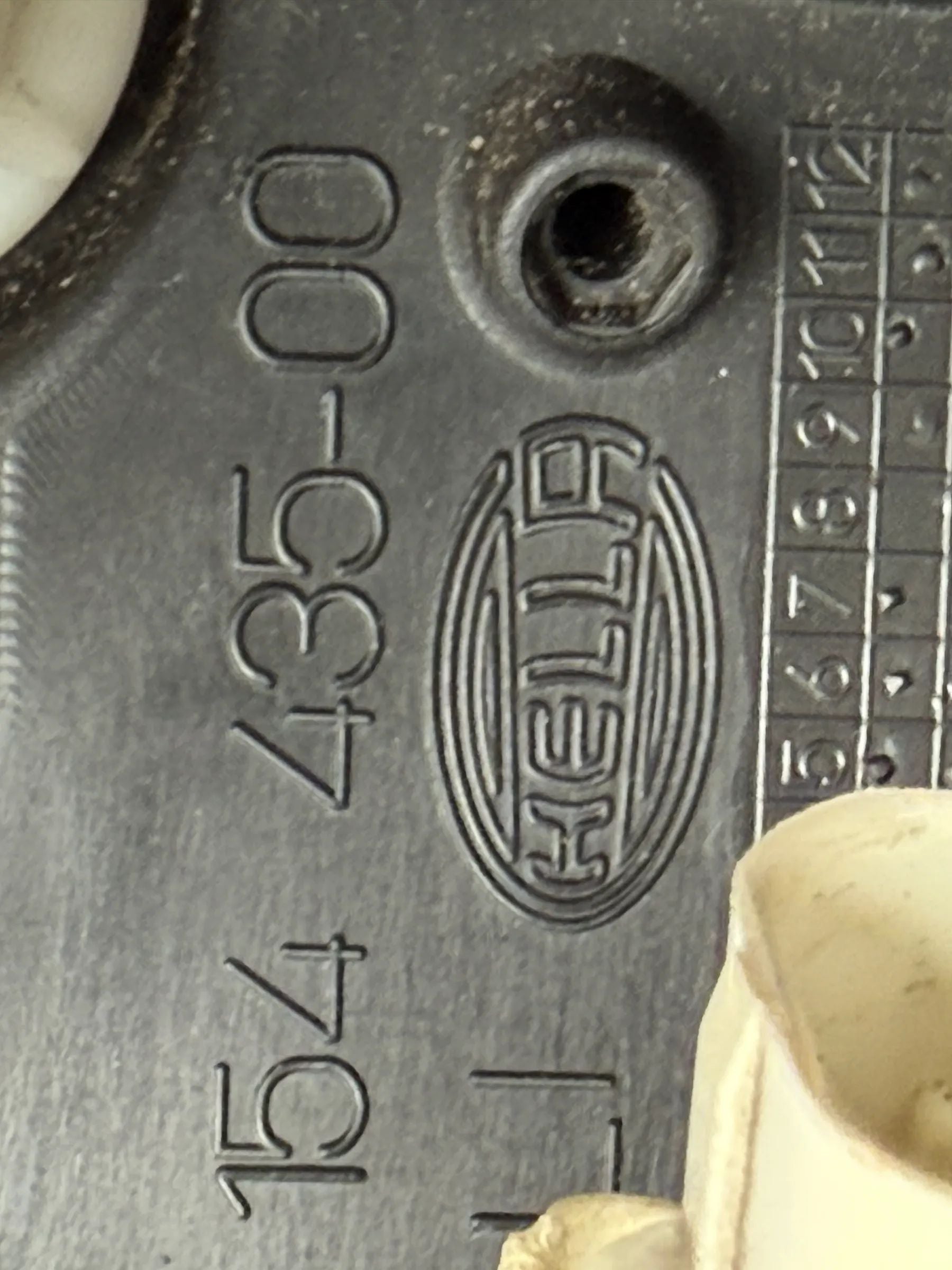 Ópticas dianteiras principais originais Opel Omega B1 1998 com ajuste faróis à esquerda Hella 15443500