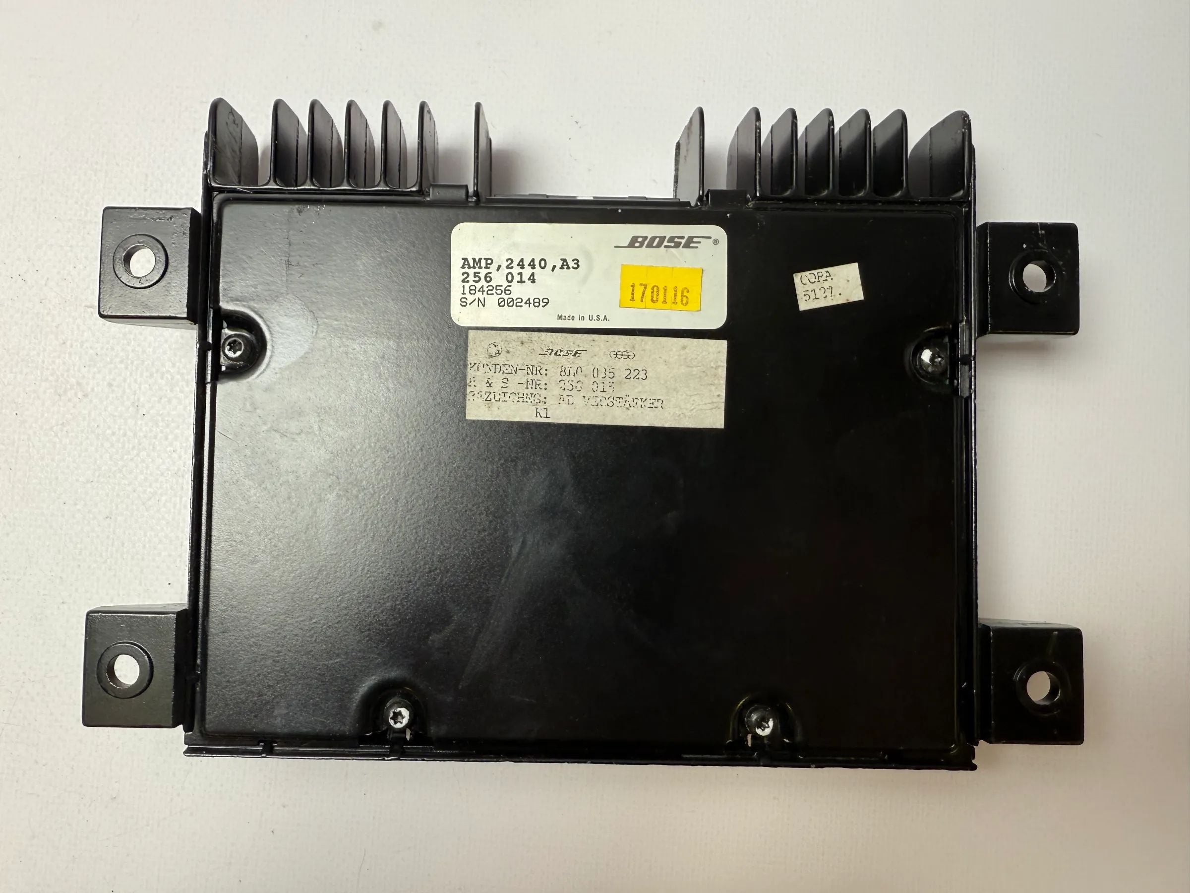 Original Audi 8L A3 1.9TDI Boîtier de commande système audio Bose 8L0035223