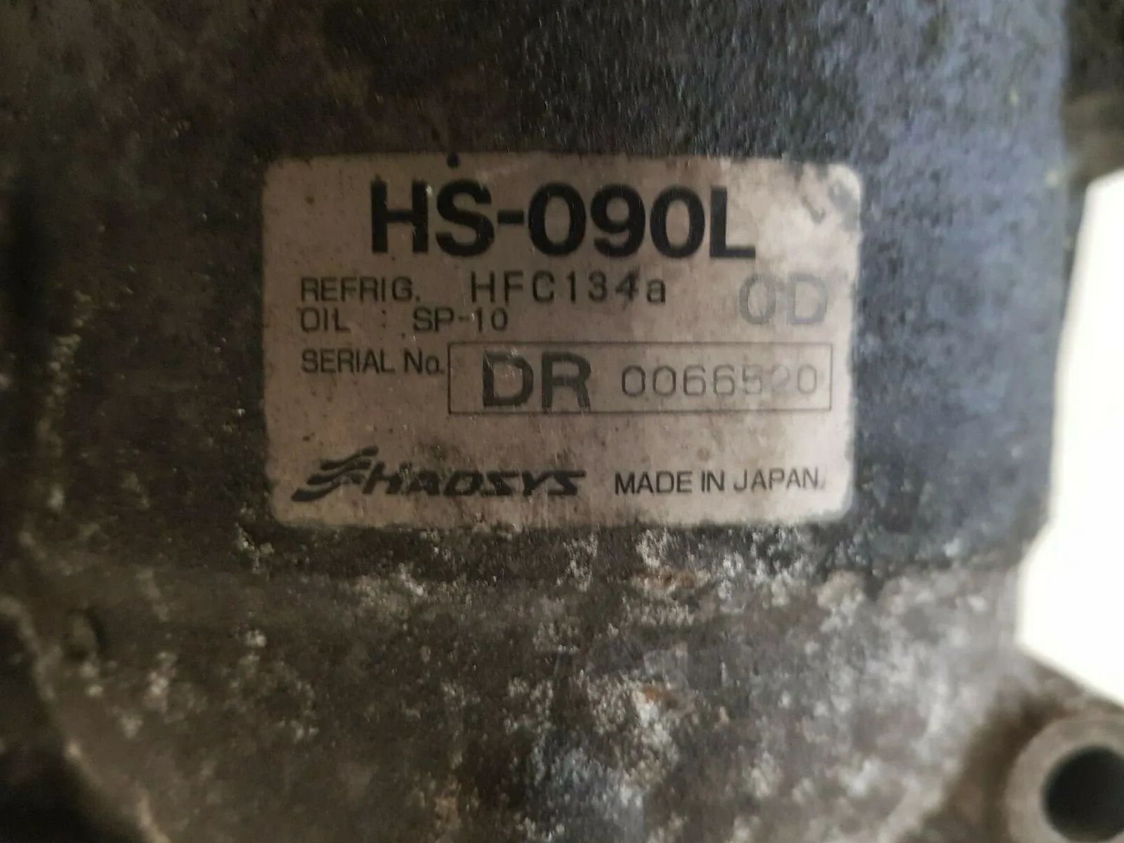 อะไหล่แท้ ฮอนด้า ปรีลูด 2.0I BB9 คอมเพรสเซอร์แอร์ HS-090L