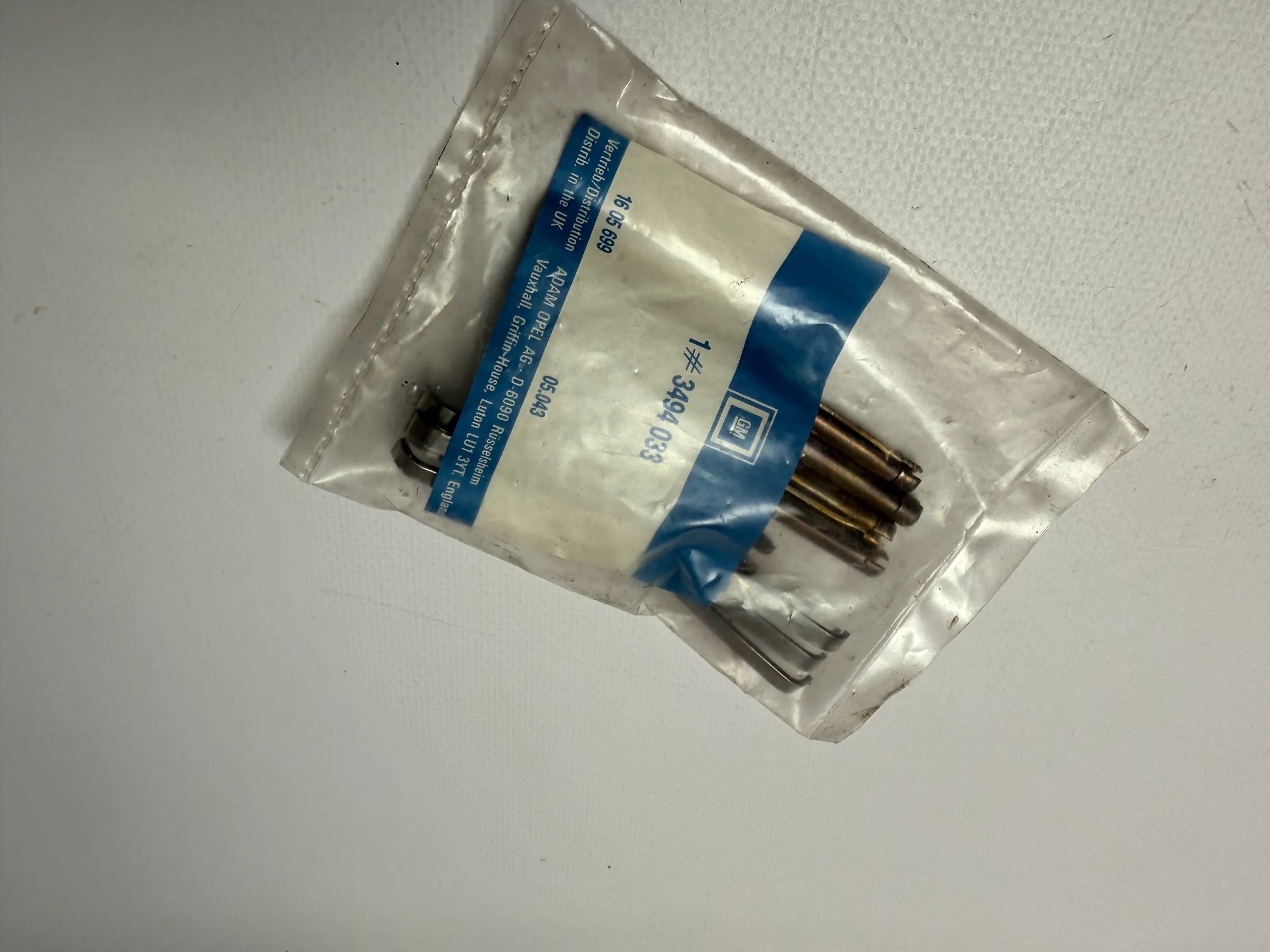 Original GM / Opel etc. accessory kit, disc brake pad front 3494033 