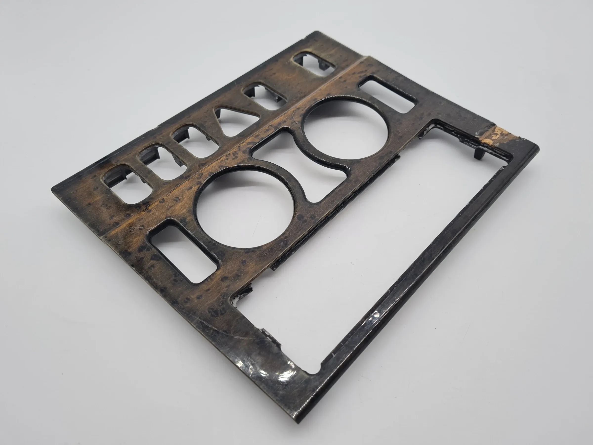 Original Mercedes E-Klasse (W210) Abdeckung Mittelkonsole Holzoptik A2106880308