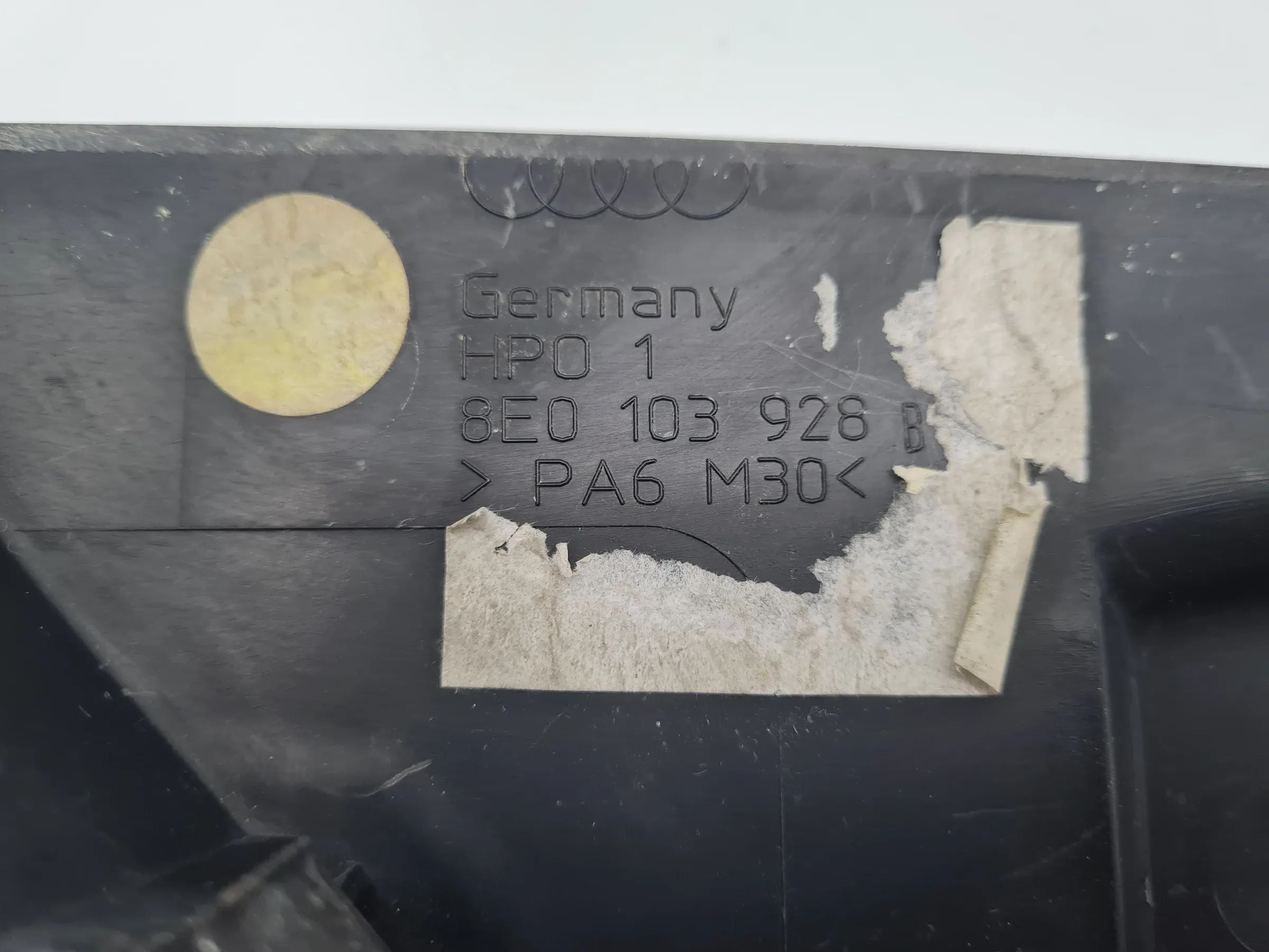 Audi A4 (8E/8H) Motorabdeckung Verkleidung 8E0103928B