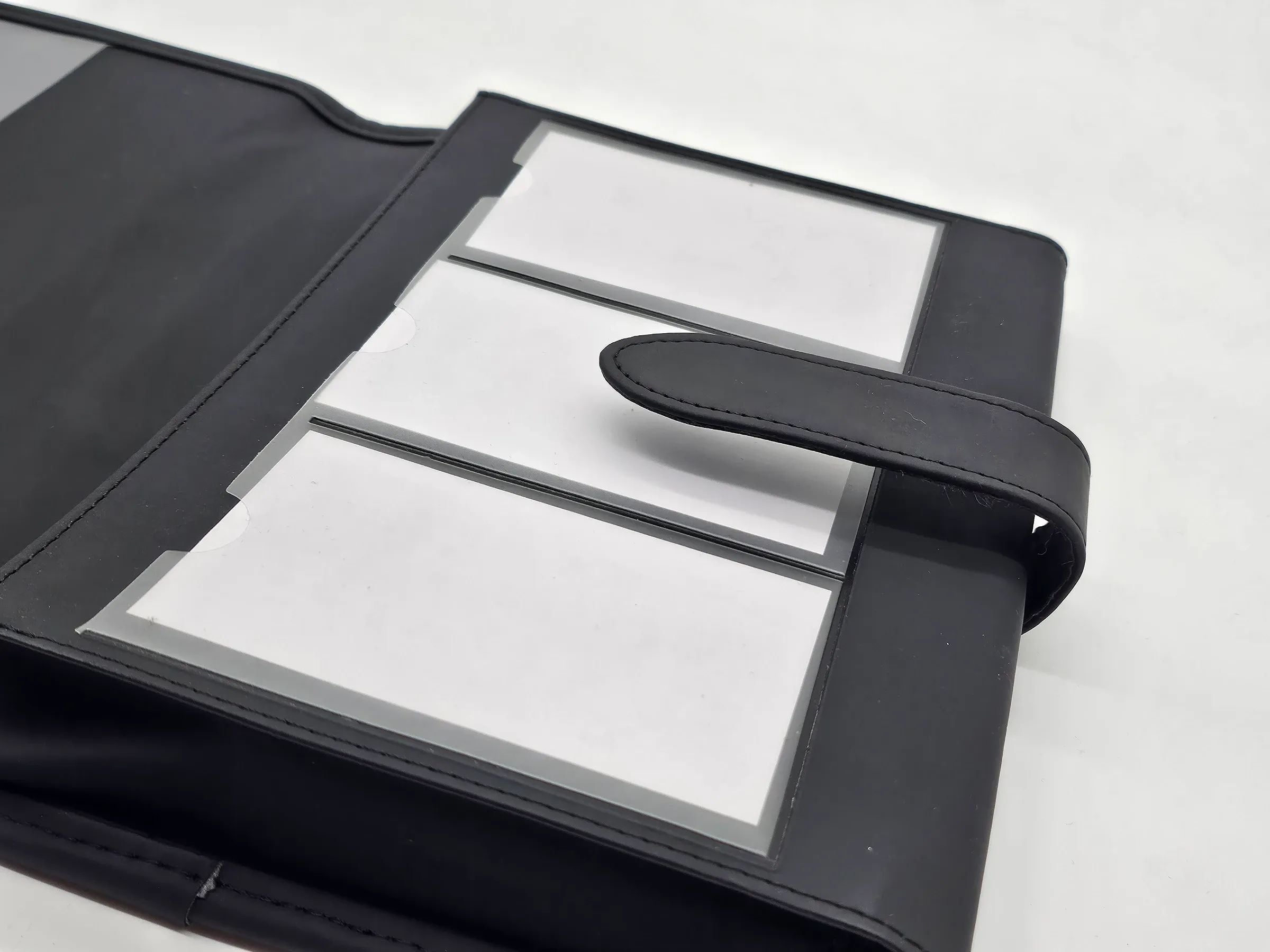 Original  AEC Dodge Challenger SRT Bordmappe leder Schwarz