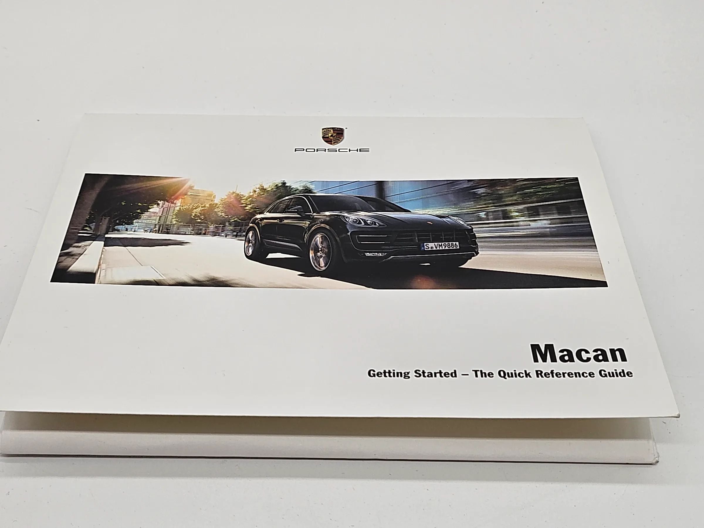 Original Porsche Macan 2016 QUICK Betriebsanleitung WKD95B012116 englisch
