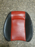 Rear seat upper backrest right or left leather red black Peugeot 206CC 