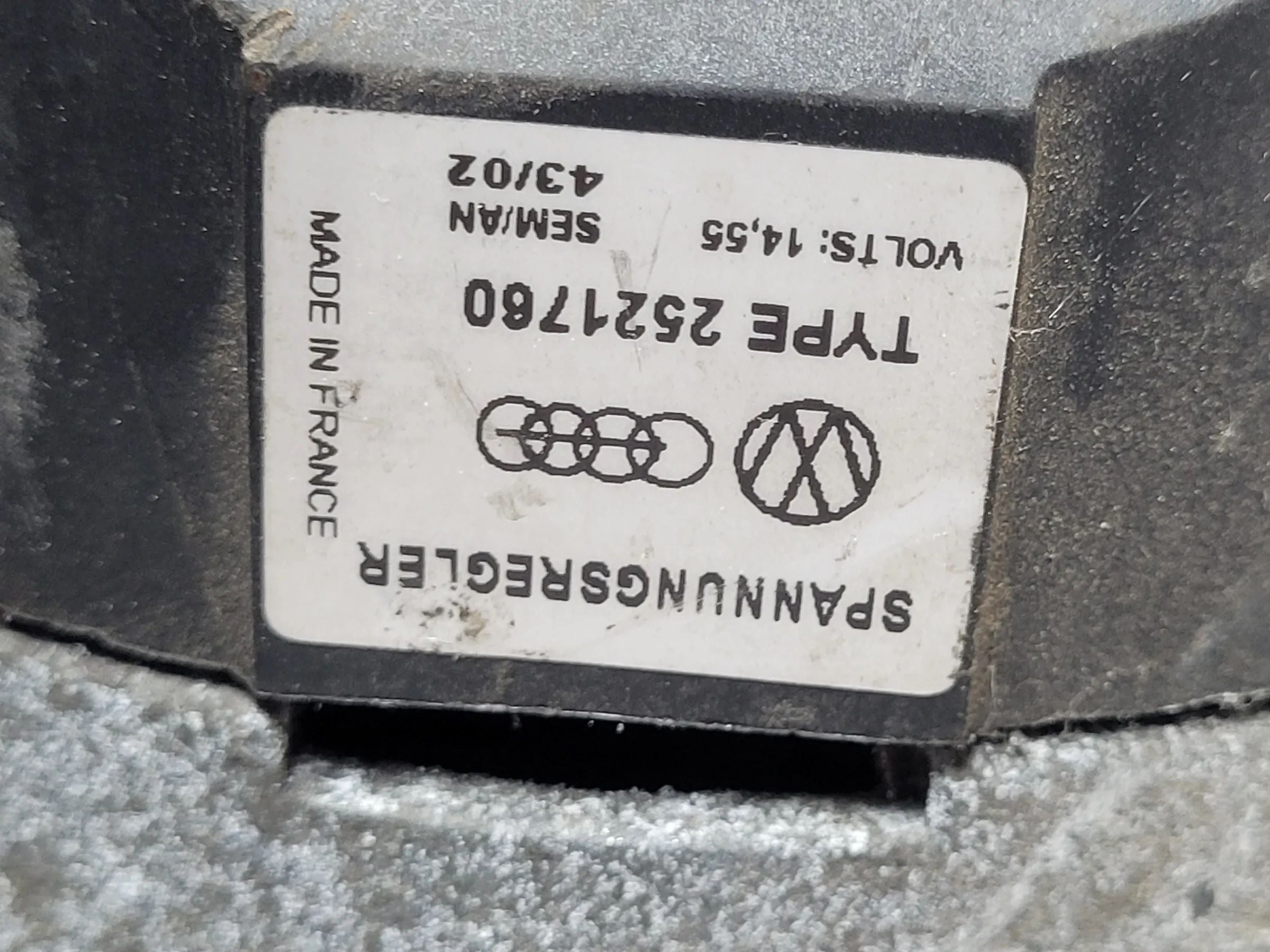 Original VW/Seat Passat/Polo/Golf Lichtmaschine 2940309