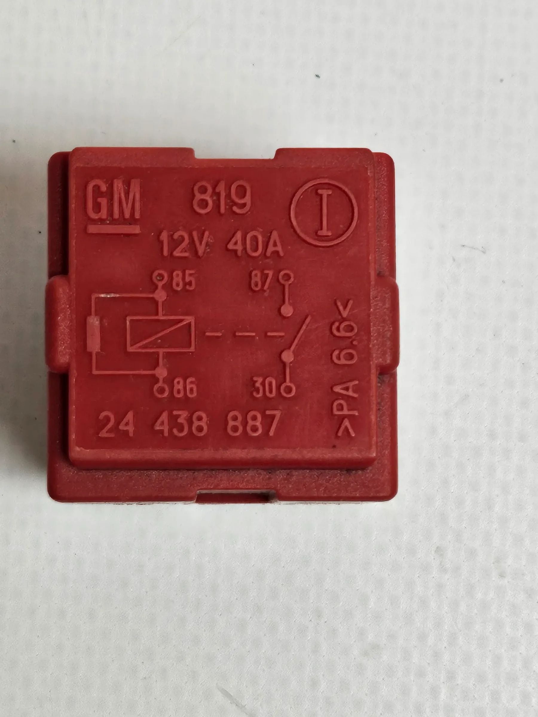 Opel Meriva A Vectra C Relais Multifunktionsrelais Steuerrelais ROT 24438887