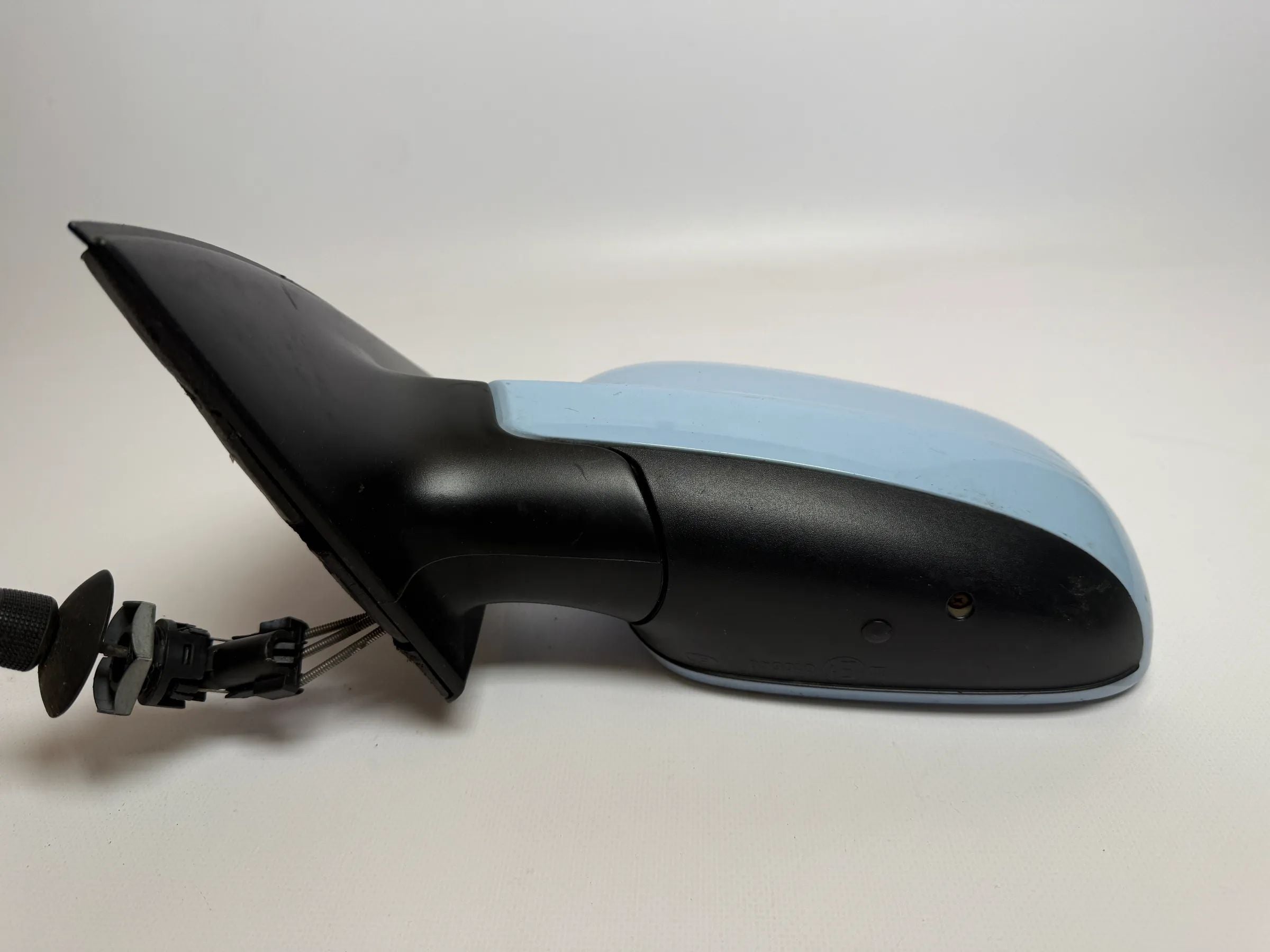 Specchio esterno sinistro azzurro chiaro originale VW / Seat Lupo / Polo / Arosa 057105LLL