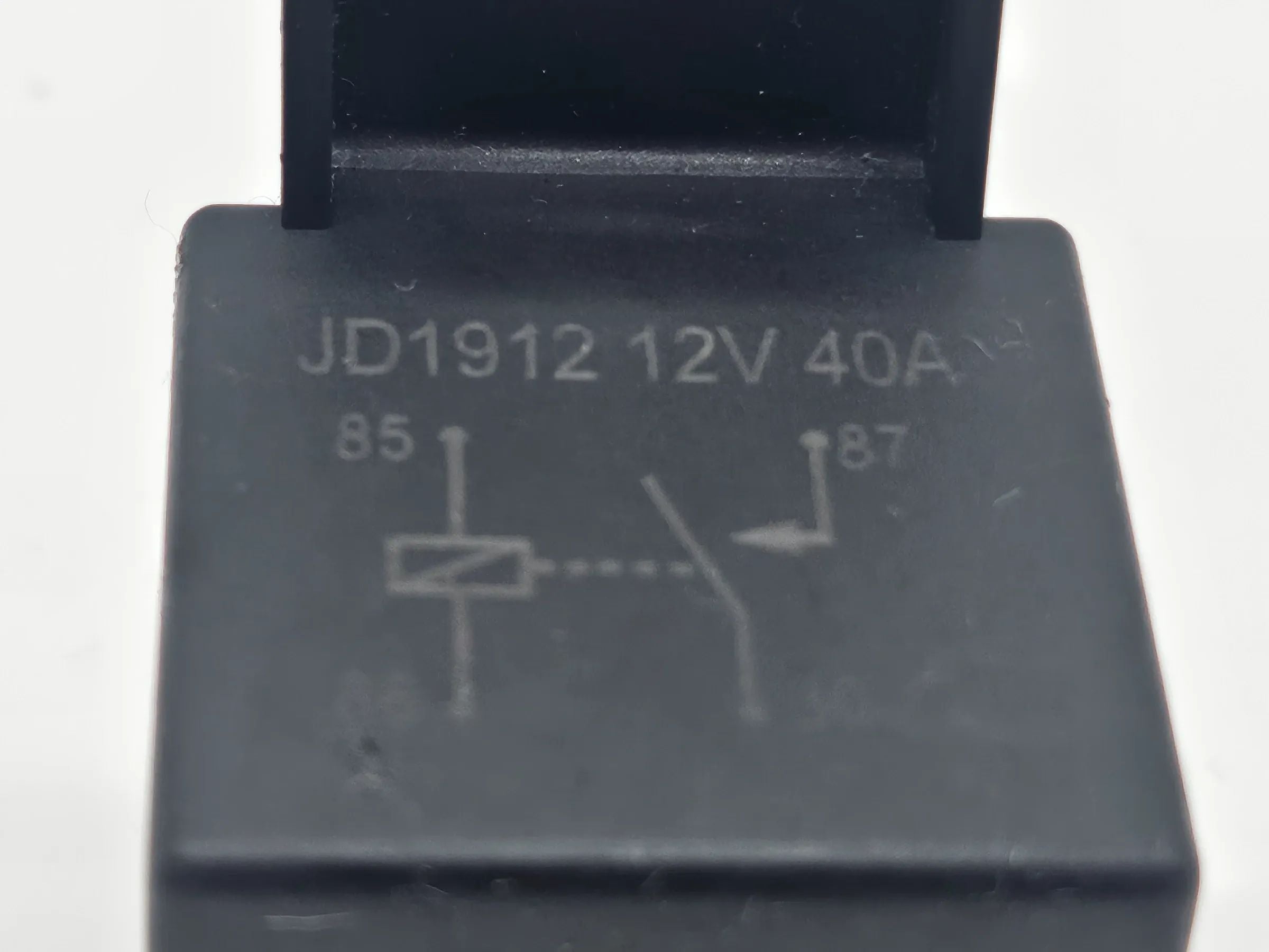 JD1912 DC12V Spule 40A 4 Stifte Elektromagnetisches Kfz Relais Schwarz