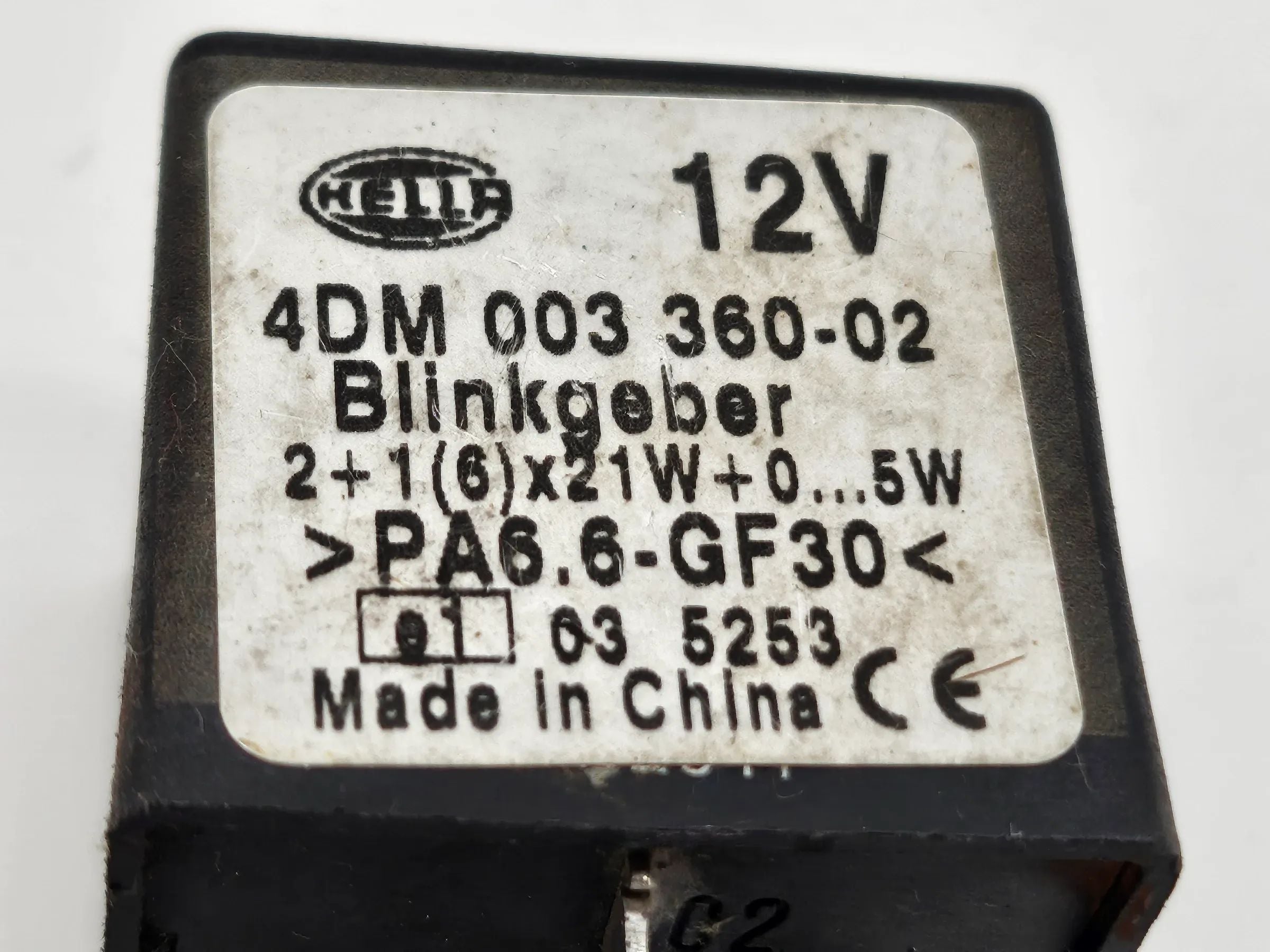 Original HELLA 4-PIN Blinkerrelais Relay Oldtimer 4DM003360-02