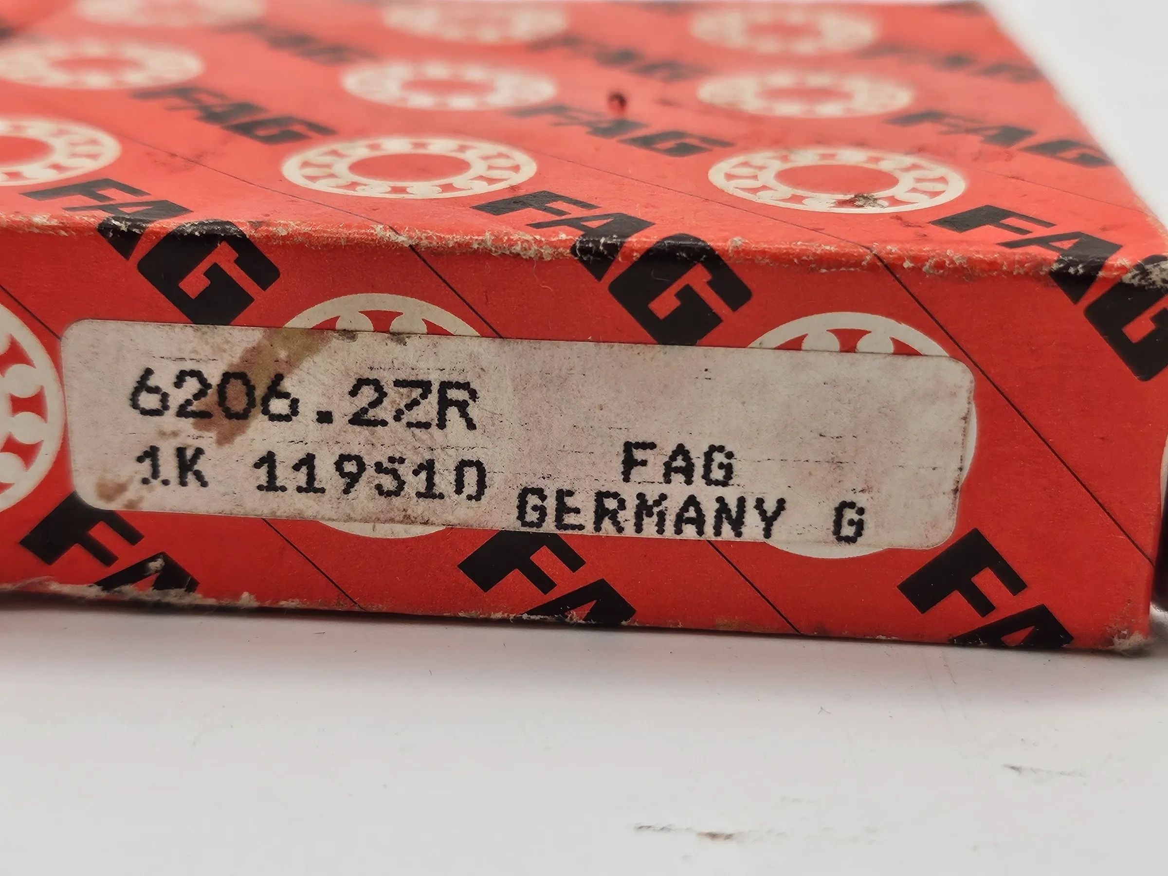 Original FAG Cuscinetto a Sfere 6206 2ZR J22C 30x62x16