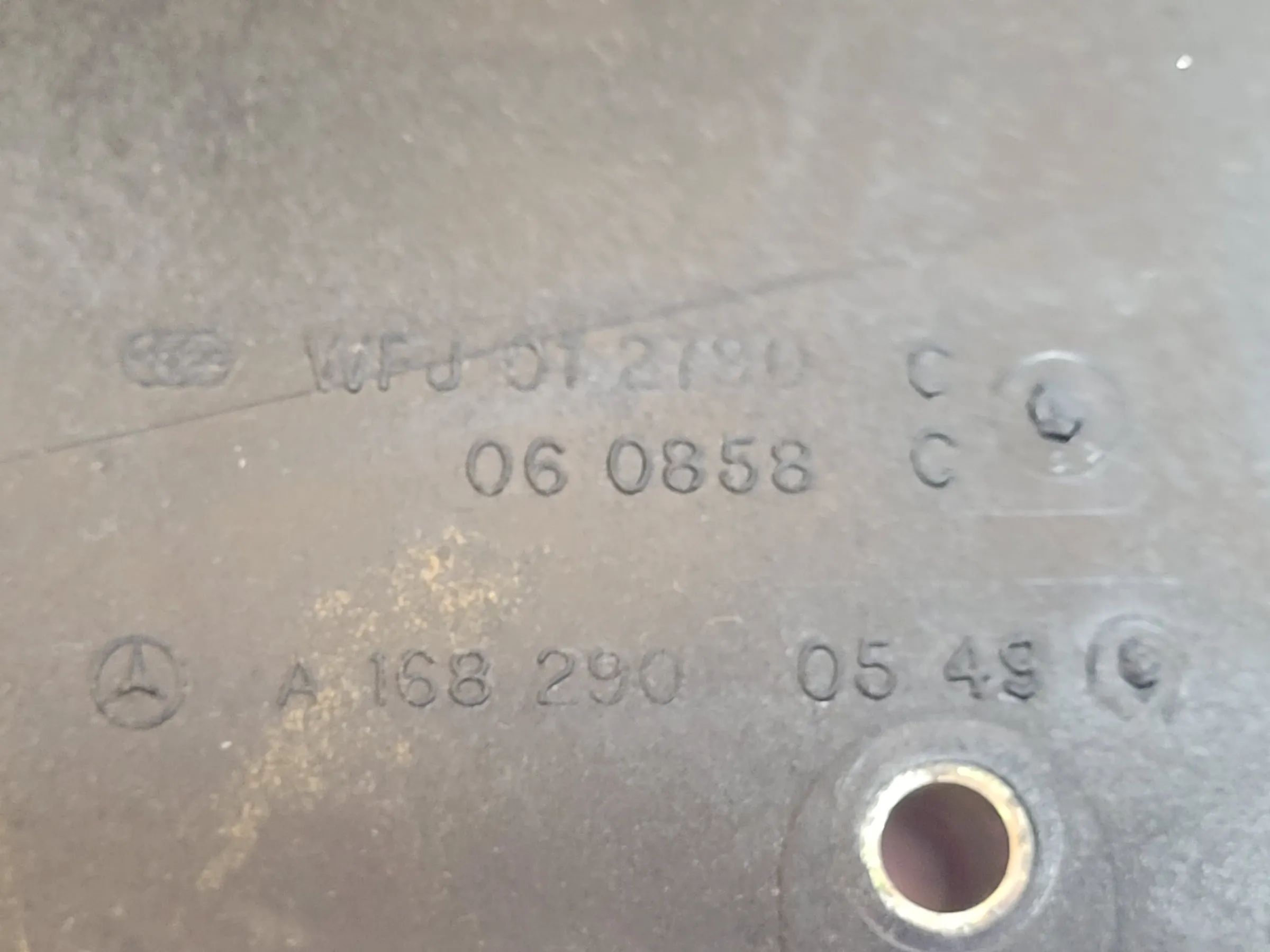 Original Mercedes A-Klasse (W168) Pedalwerk Bremspedal Automatik A1682900549