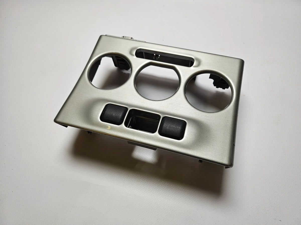 Original Opel Zafira 1.8 Ano 2003 Tampa de Comando do Aquecimento Prateada 024420732